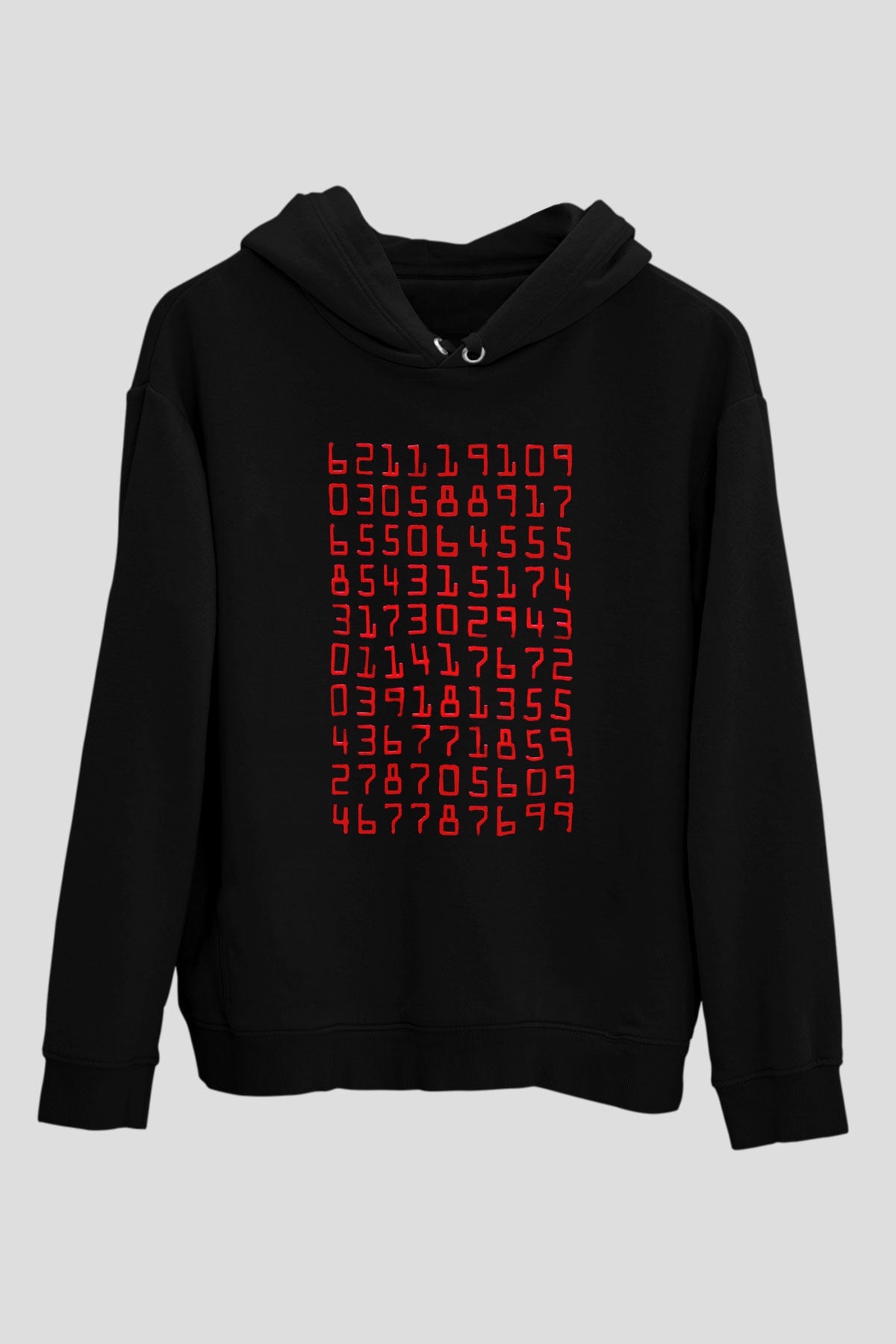 Bilgisayar programcısı Siyah Unisex Kapşonlu Sweatshirt
