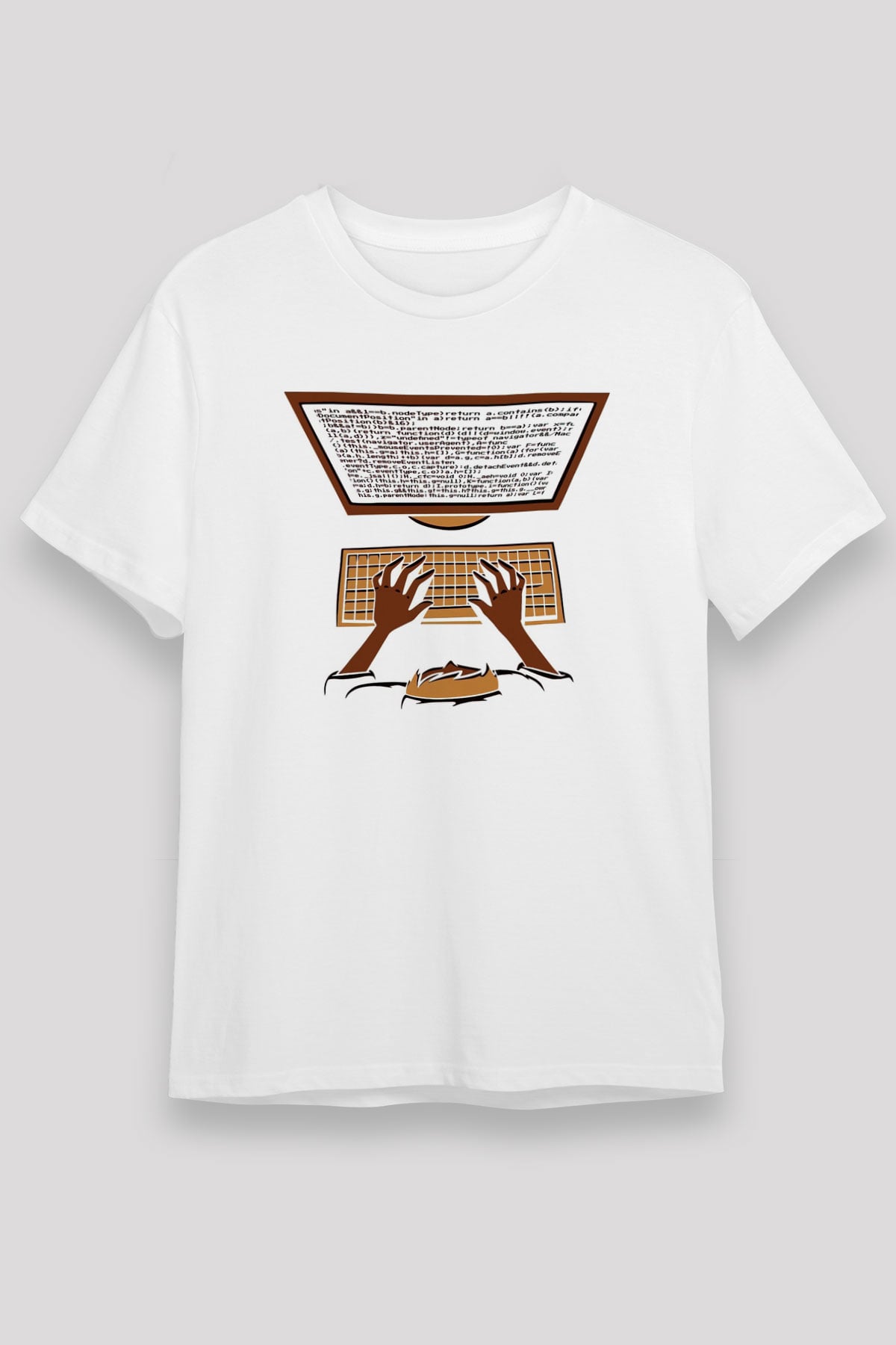Bilgisayar programcısı Siyah Unisex Tişört T-Shirt - TişörtFabrikası