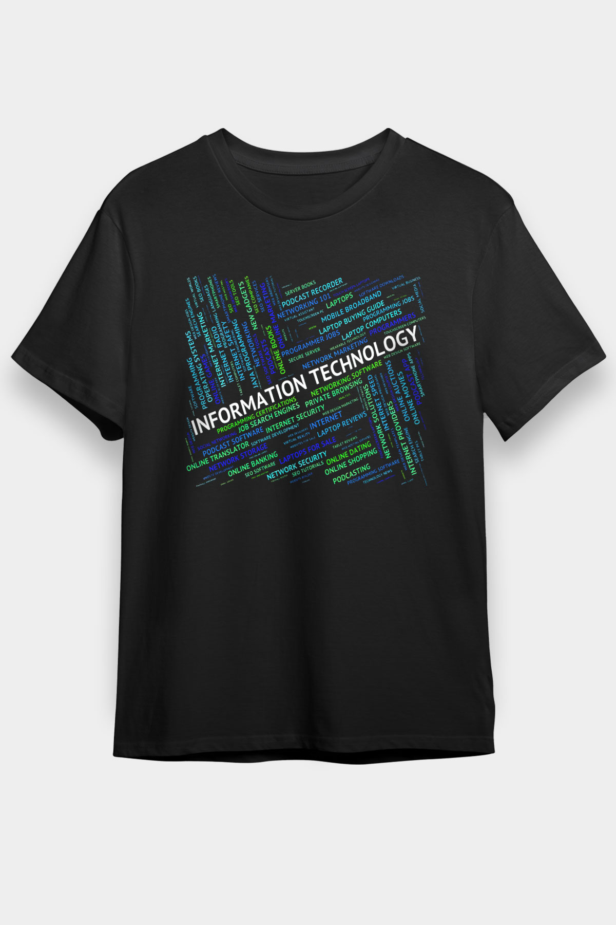Bilgisayar programcısı Siyah Unisex Tişört T-Shirt - TişörtFabrikası