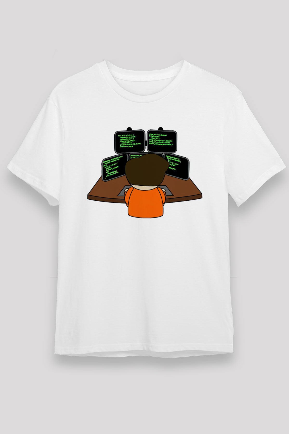 Bilgisayar programcısı Siyah Unisex Tişört T-Shirt - TişörtFabrikası