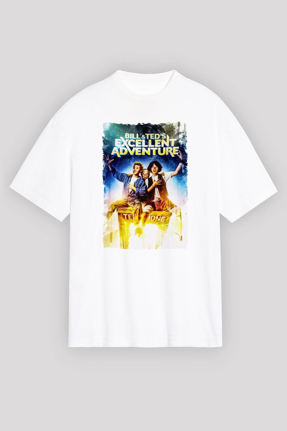 Bill and Ted's Excellent Adventure Beyaz Unisex Tişört