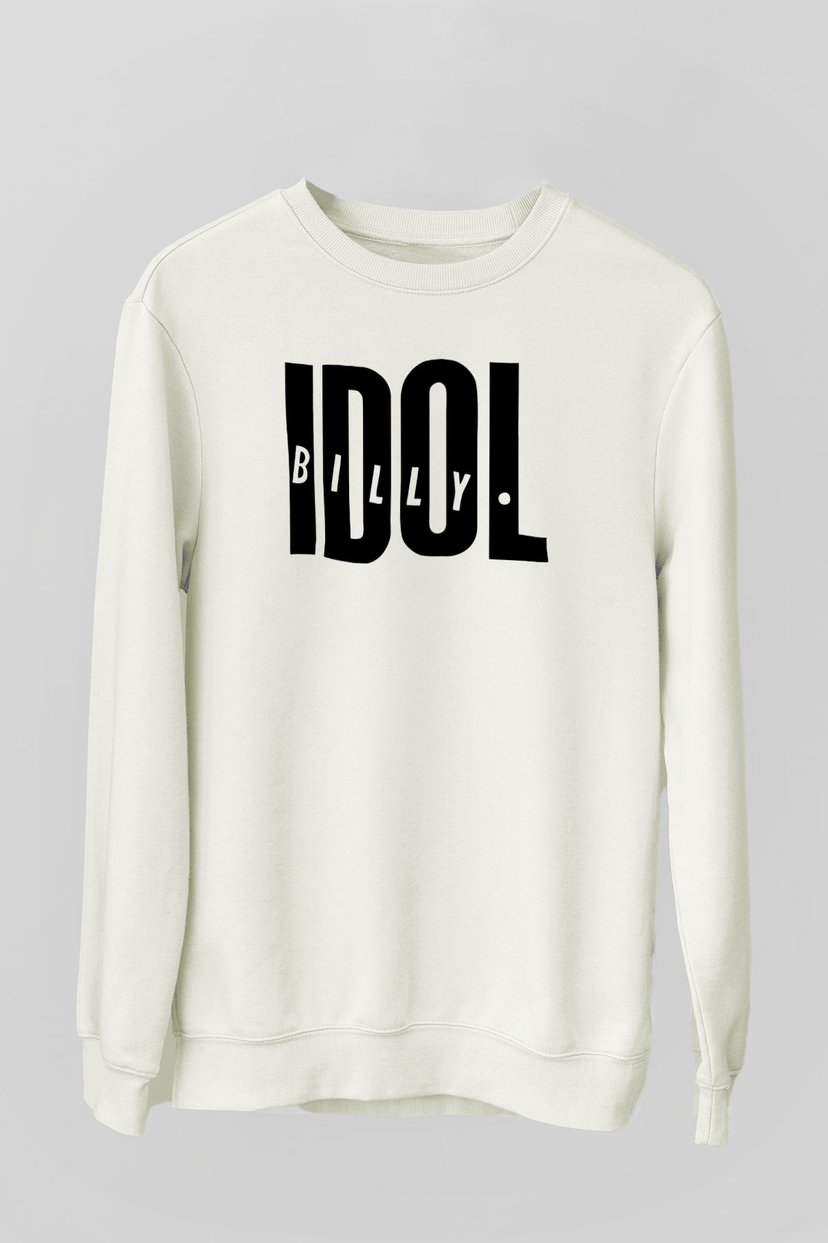 Billy Idol Beyaz Unisex Sweatshirt