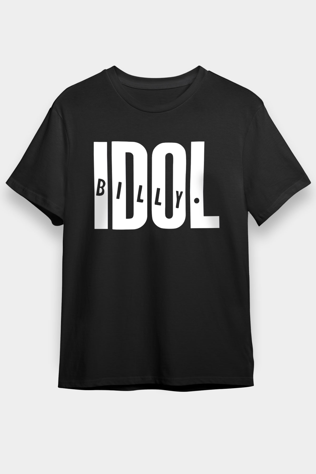 Billy Idol Siyah Unisex Tişört T-Shirt - TişörtFabrikası