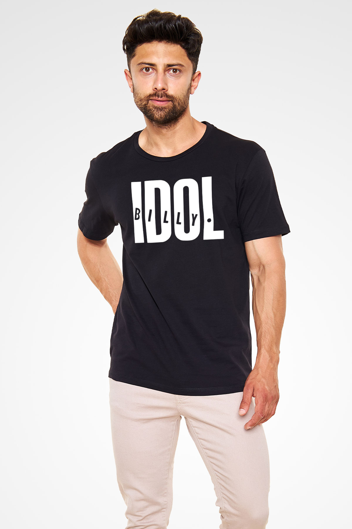 Billy Idol Siyah Unisex Tişört T-Shirt - TişörtFabrikası