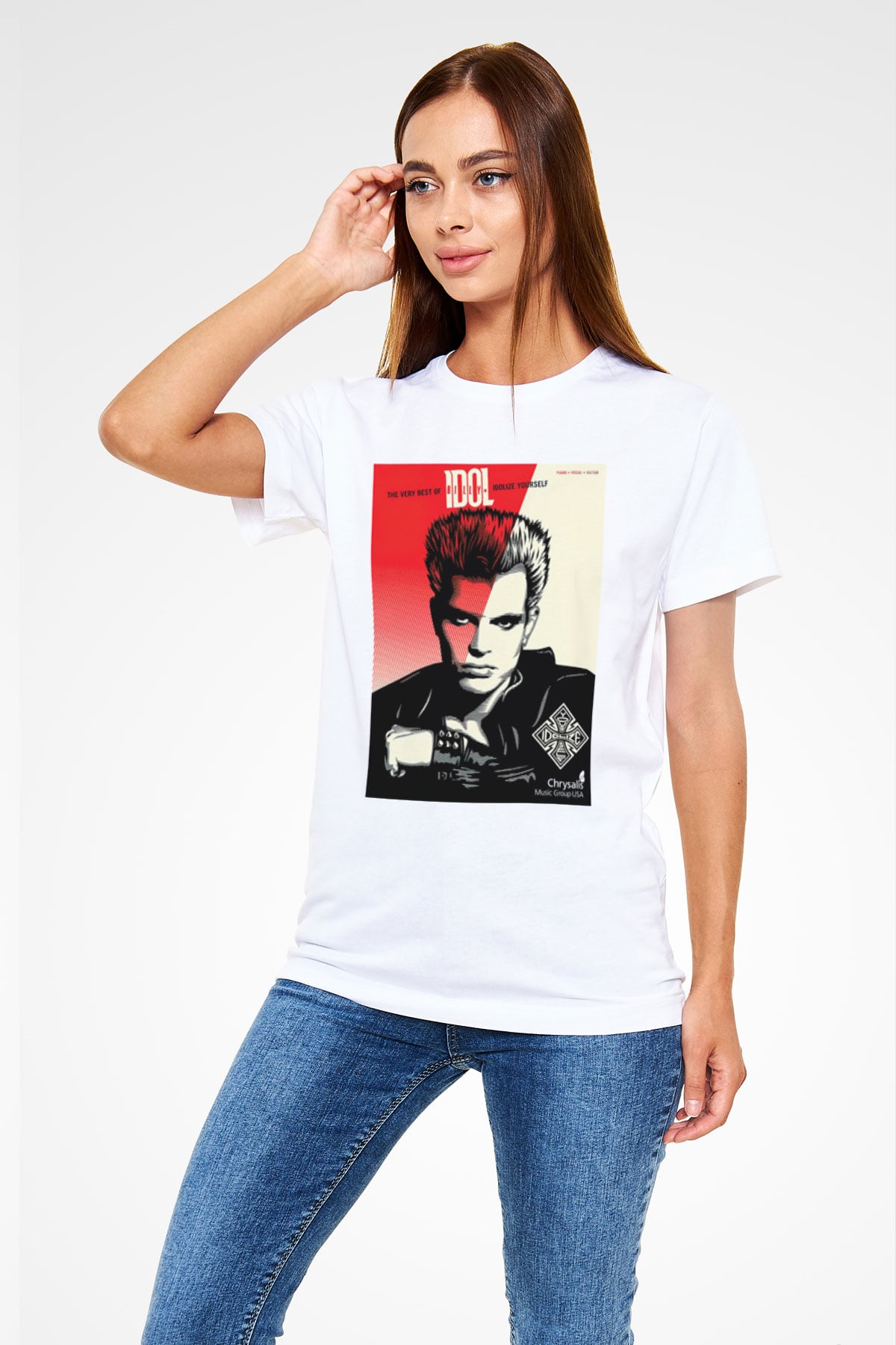 Billy Idol Siyah Unisex Tişört T-Shirt - TişörtFabrikası
