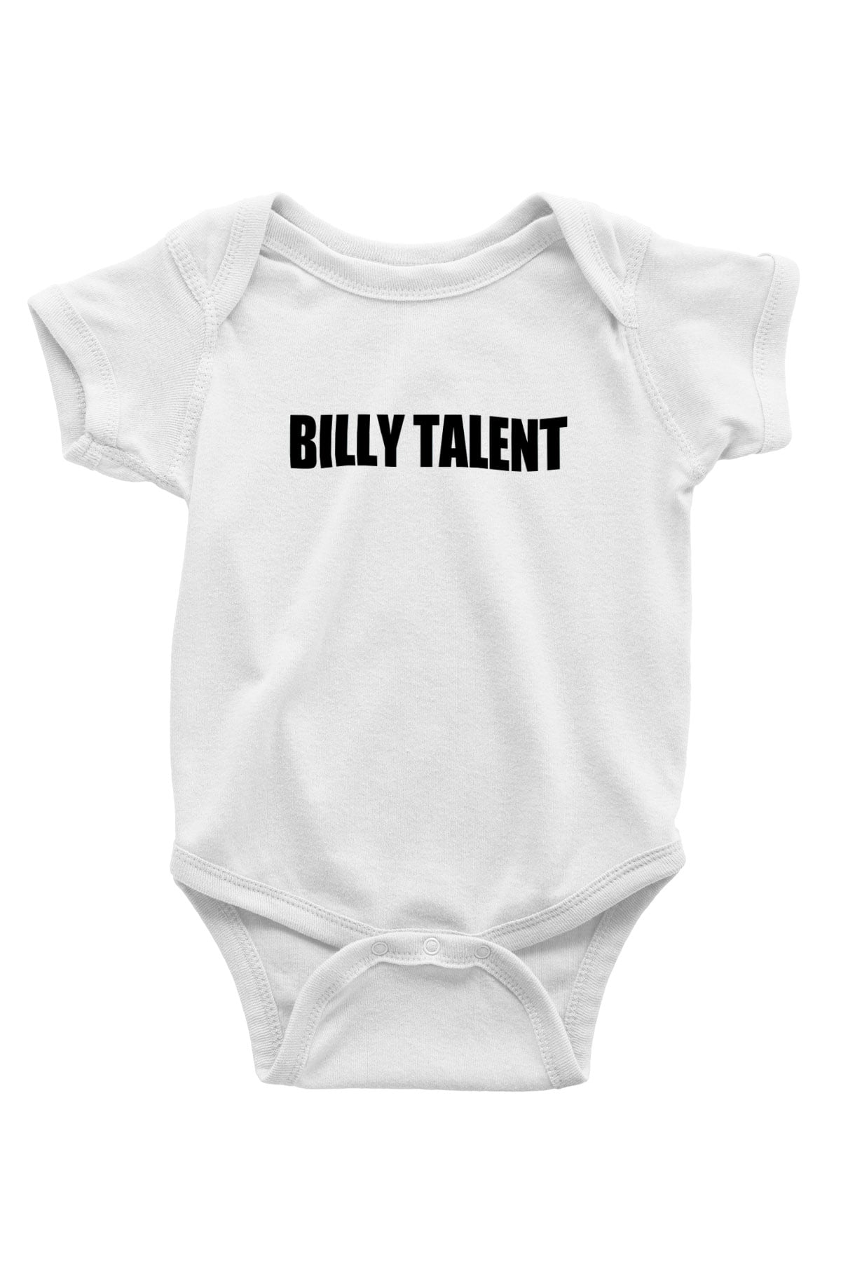 Billy Talent Baskılı Beyaz Unisex Bebek Body - Zıbın