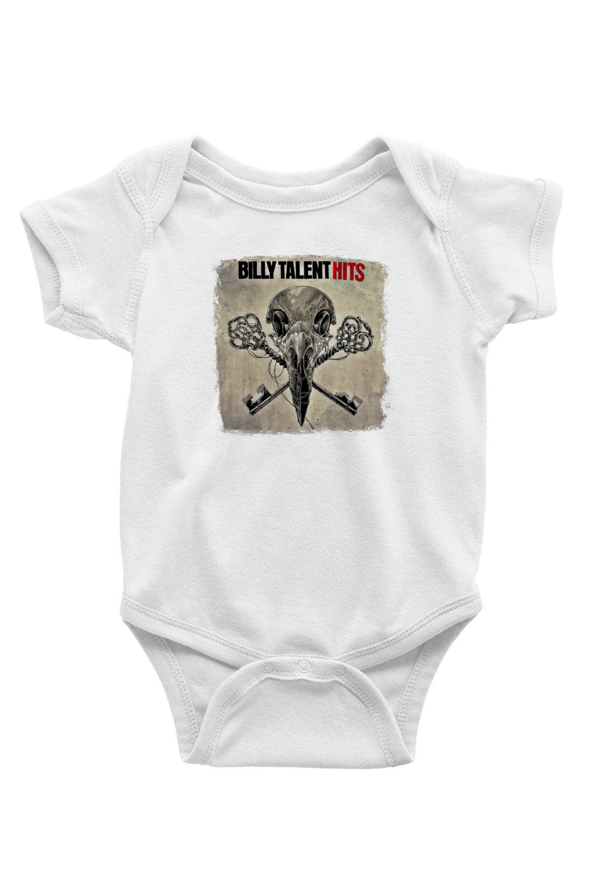 Billy Talent Baskılı Unisex Beyaz Bebek Body - Zıbın
