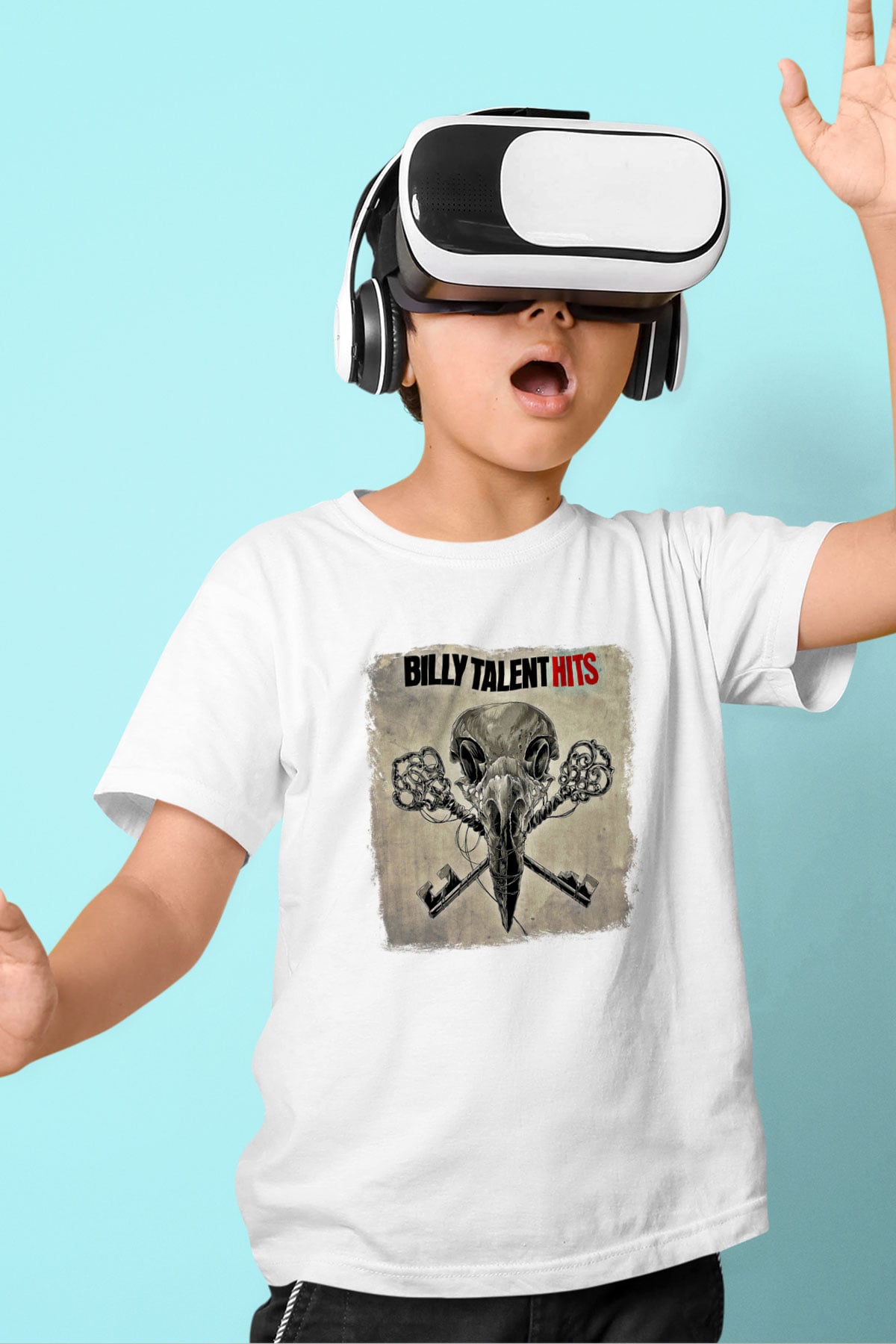Billy Talent Baskılı Unisex Beyaz Çocuk Tişört