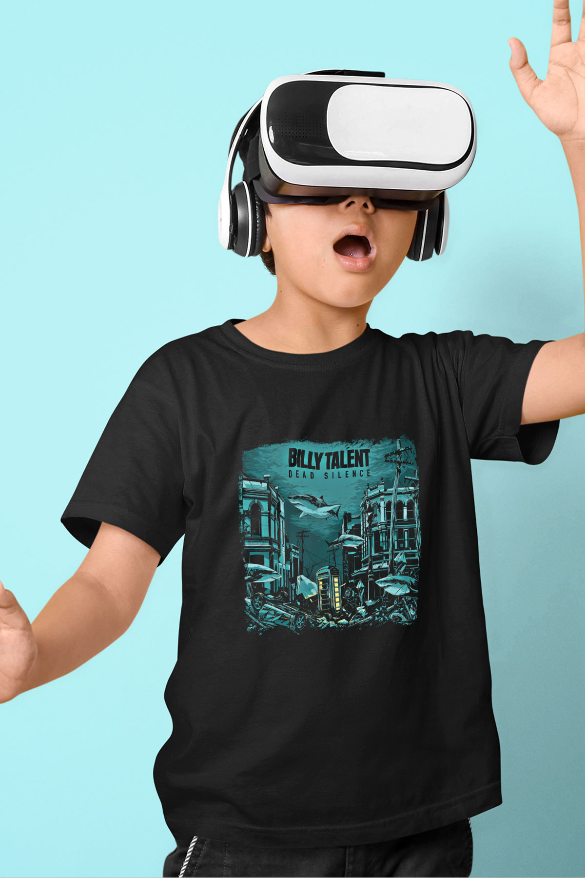 Billy Talent Baskılı Unisex Siyah Çocuk Tişört