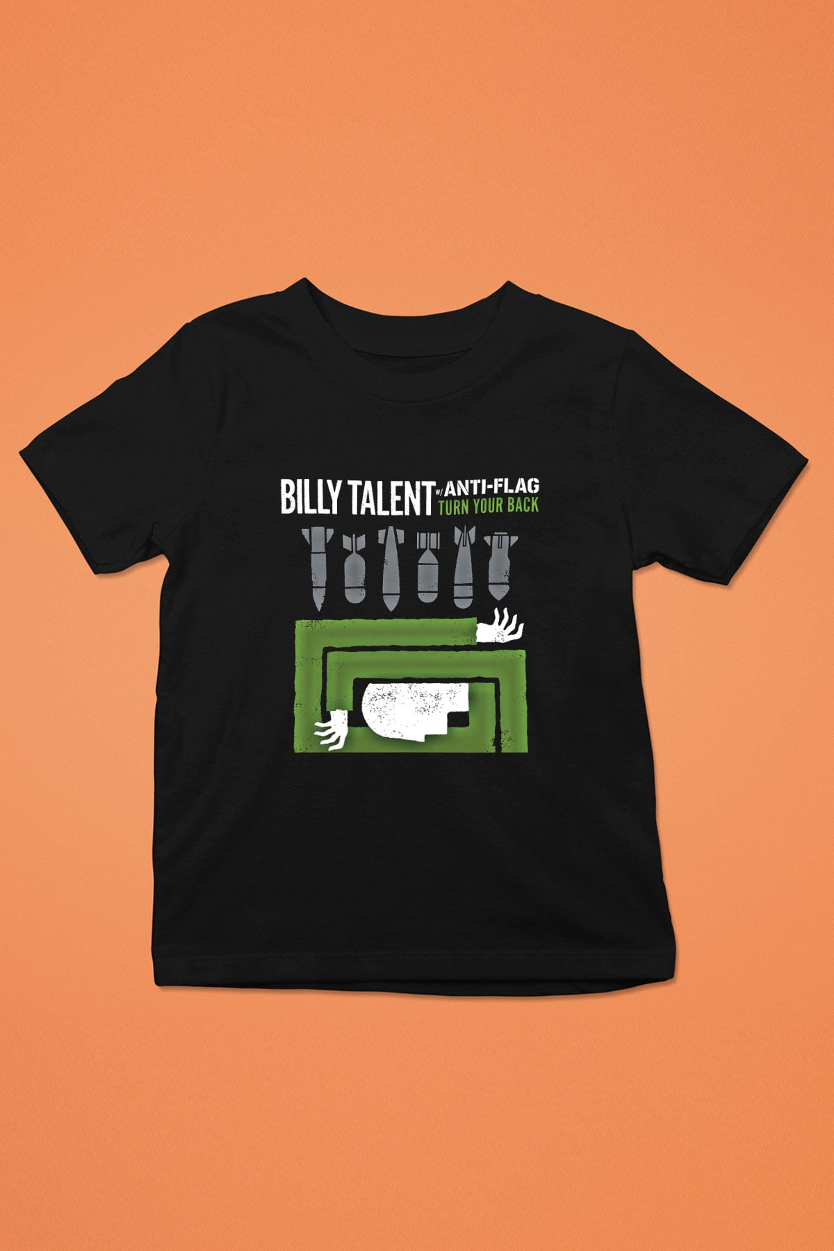 Billy Talent Baskılı Unisex Siyah Çocuk Tişört