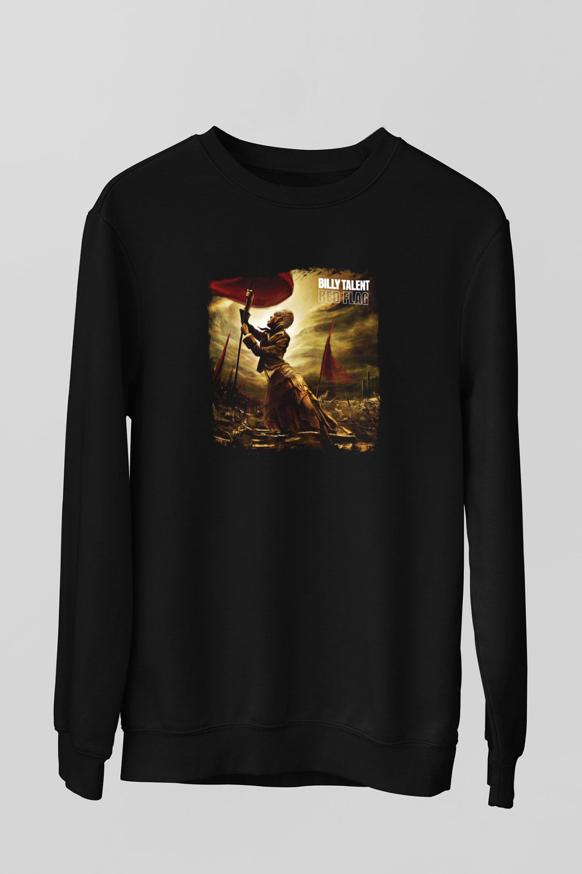 Billy Talent Baskılı Unisex Siyah Sweatshirt