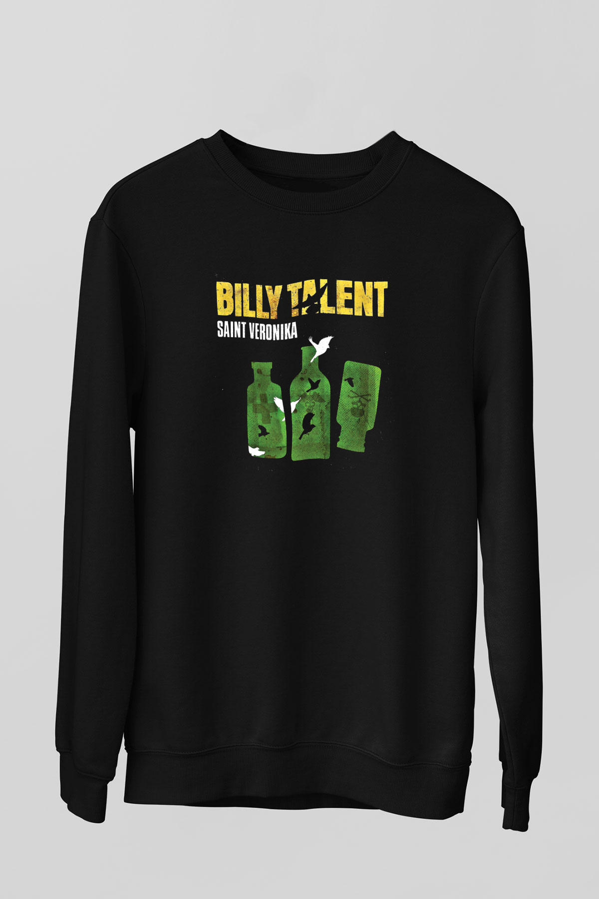 Billy Talent Baskılı Unisex Siyah Sweatshirt