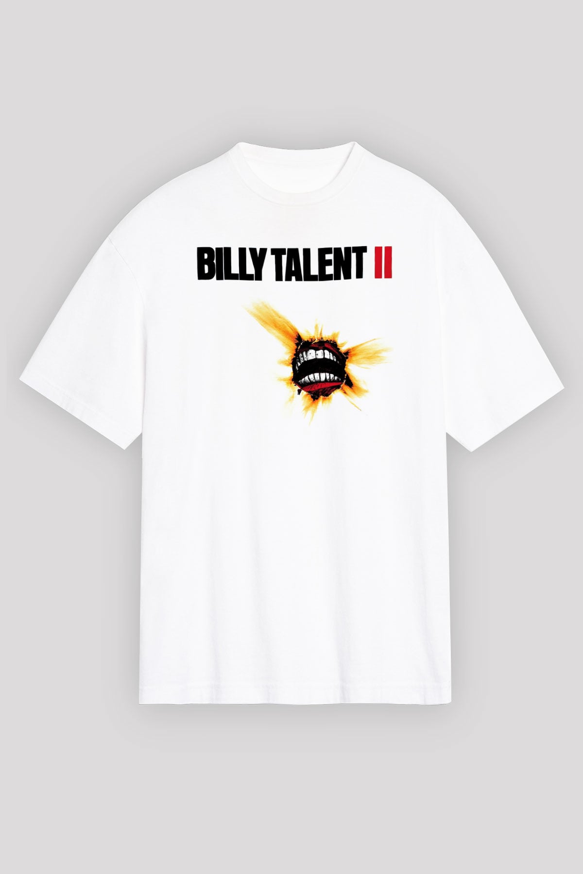 Billy Talent Beyaz Unisex Oversize Tişört T-Shirt