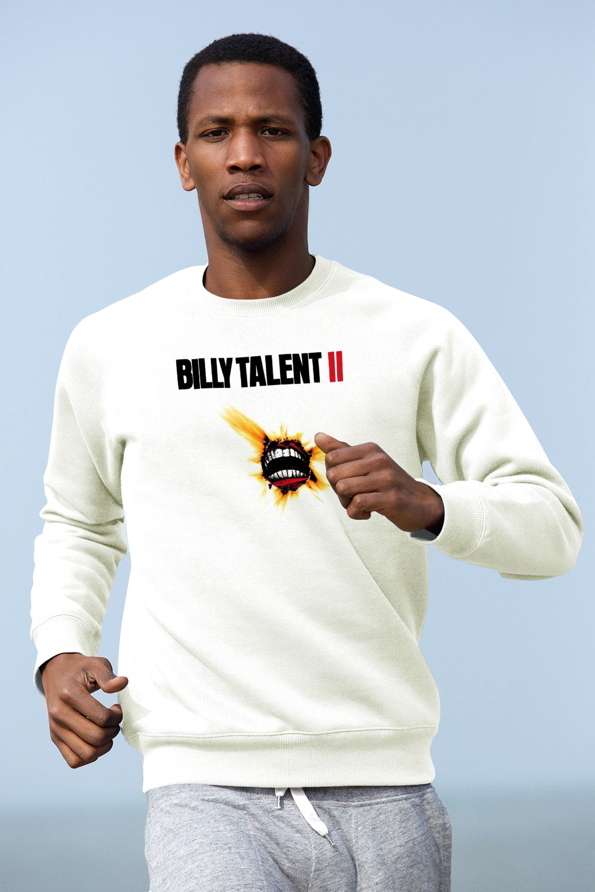 Billy Talent Beyaz Unisex Sweatshirt