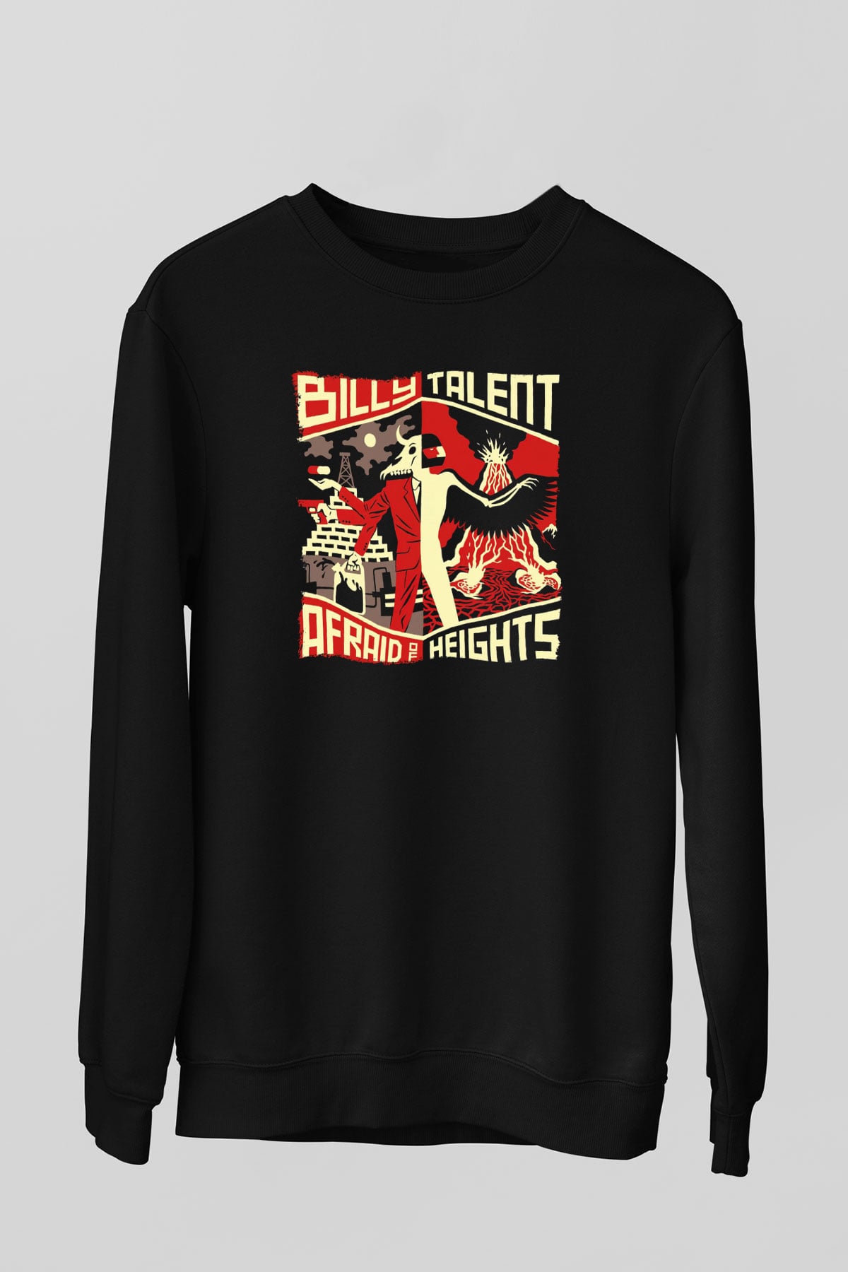 Billy Talent Beyaz Unisex Sweatshirt