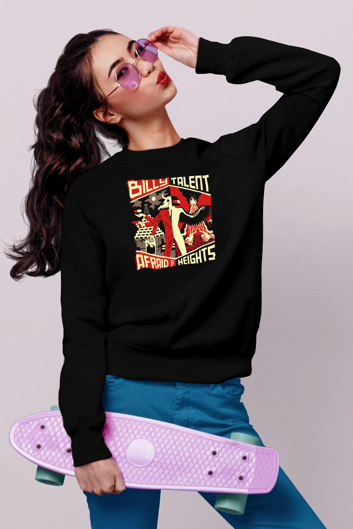 Billy Talent Beyaz Unisex Sweatshirt