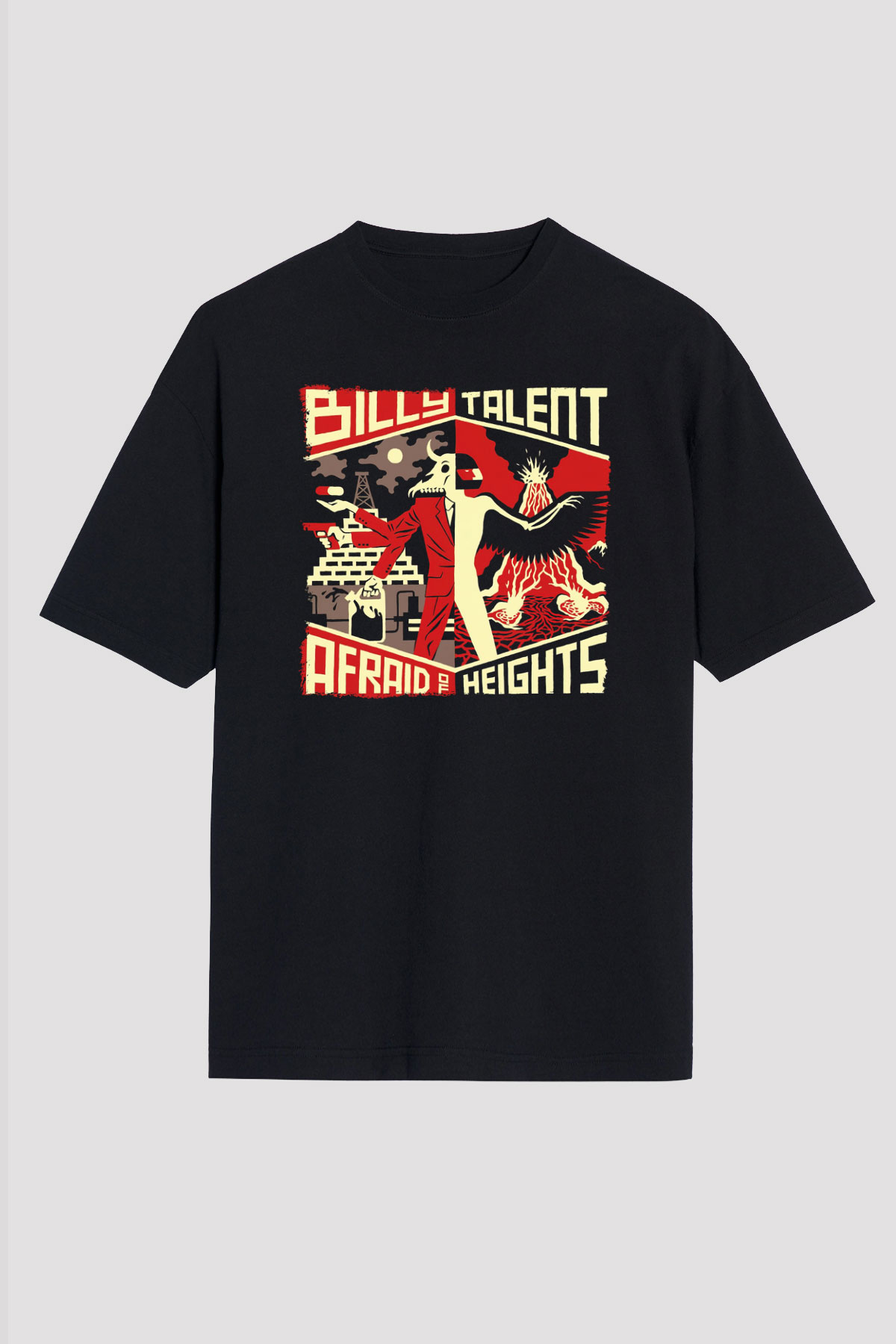 Billy Talent Beyaz Unisex Tişört T-Shirt - TişörtFabrikası