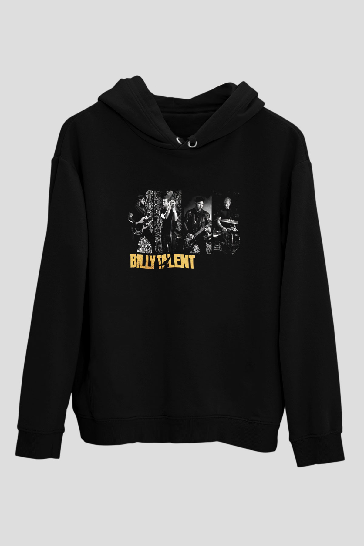 Billy Talent Siyah Unisex Kapüşonlu Sweatshirt