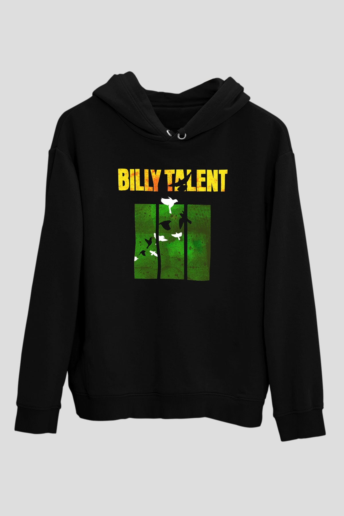 Billy Talent Siyah Unisex Kapüşonlu Sweatshirt