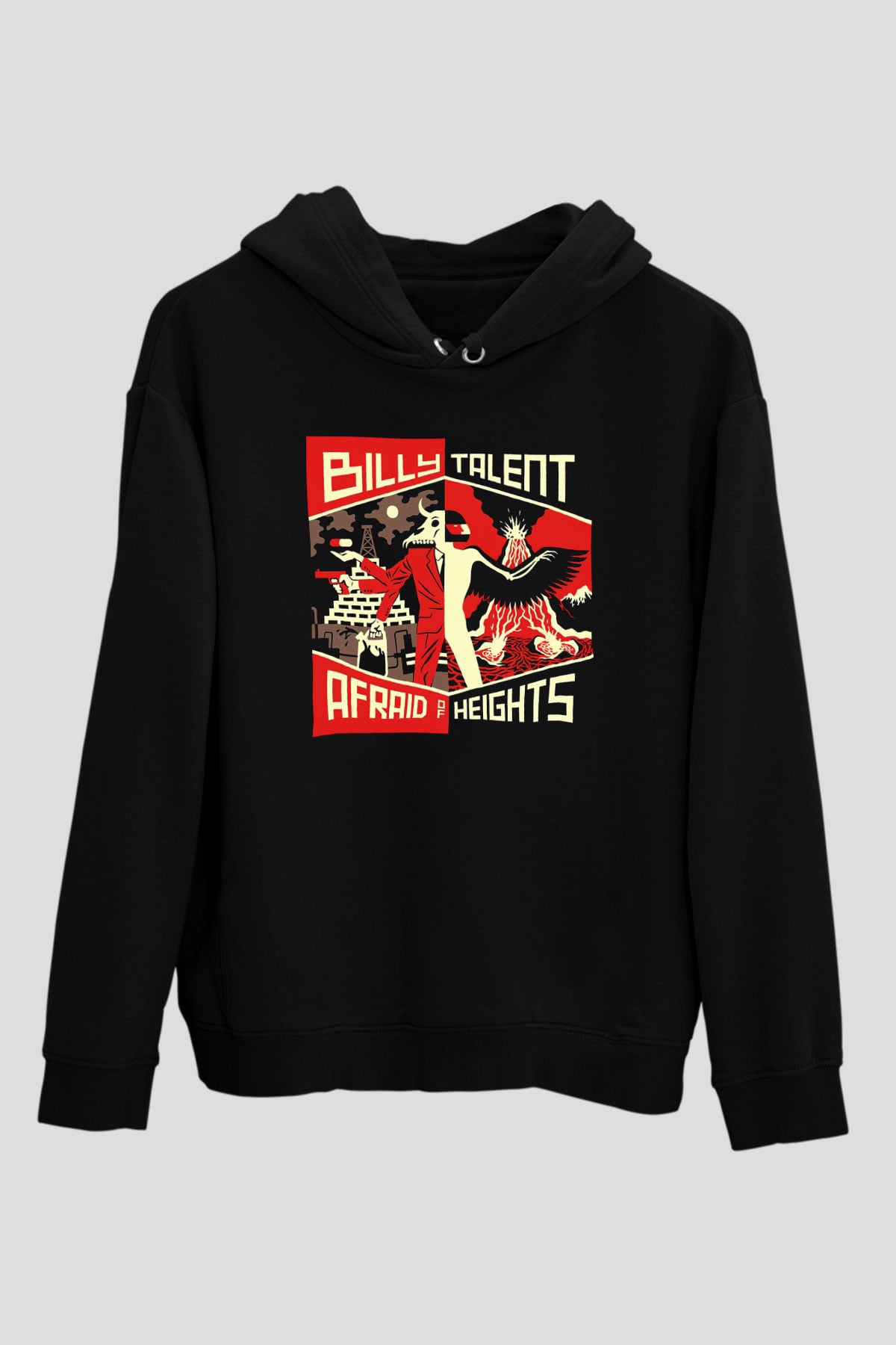 Billy Talent Siyah Unisex Kapüşonlu Sweatshirt