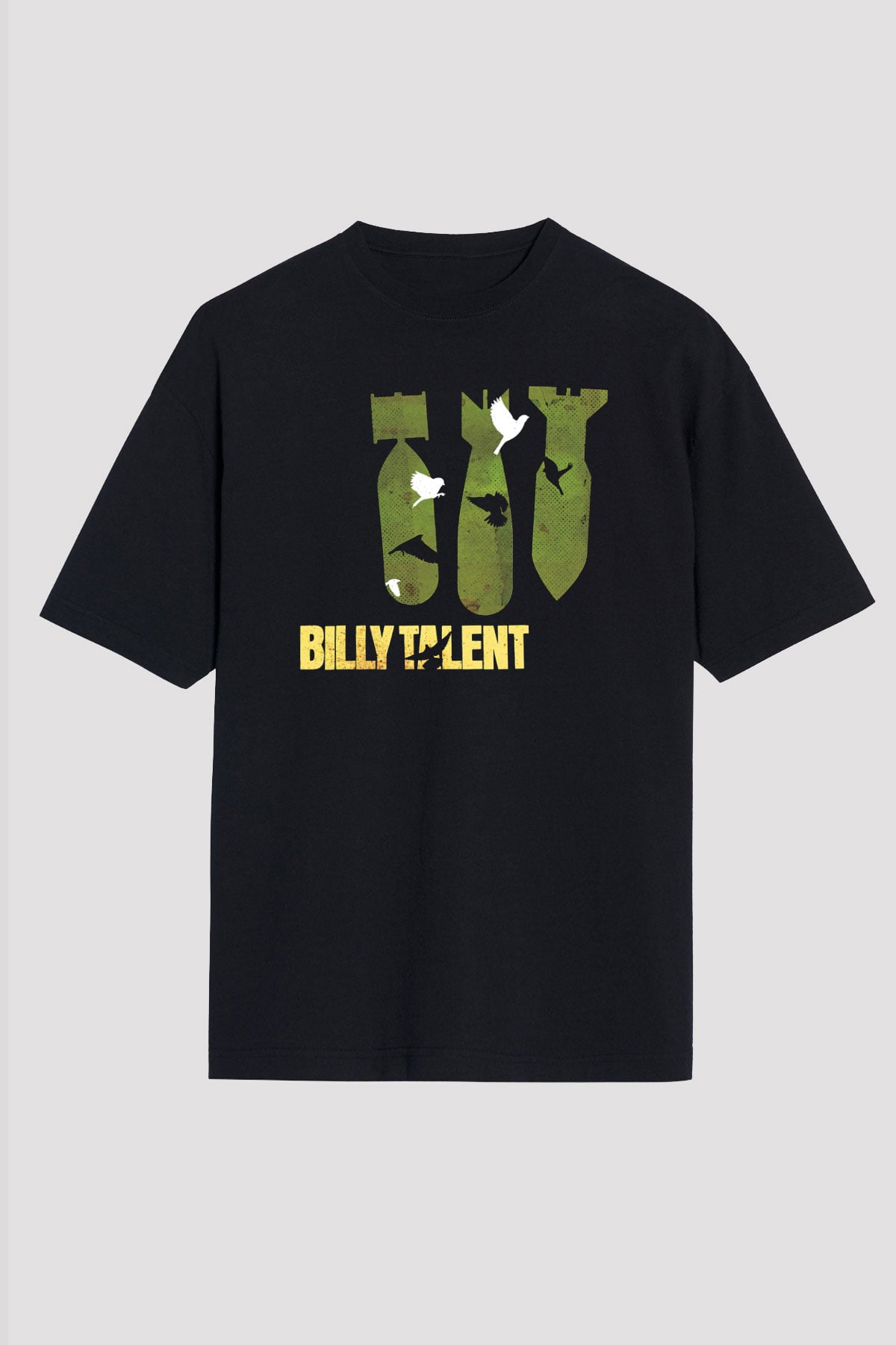 Billy Talent Siyah Unisex Oversize Tişört T-Shirt