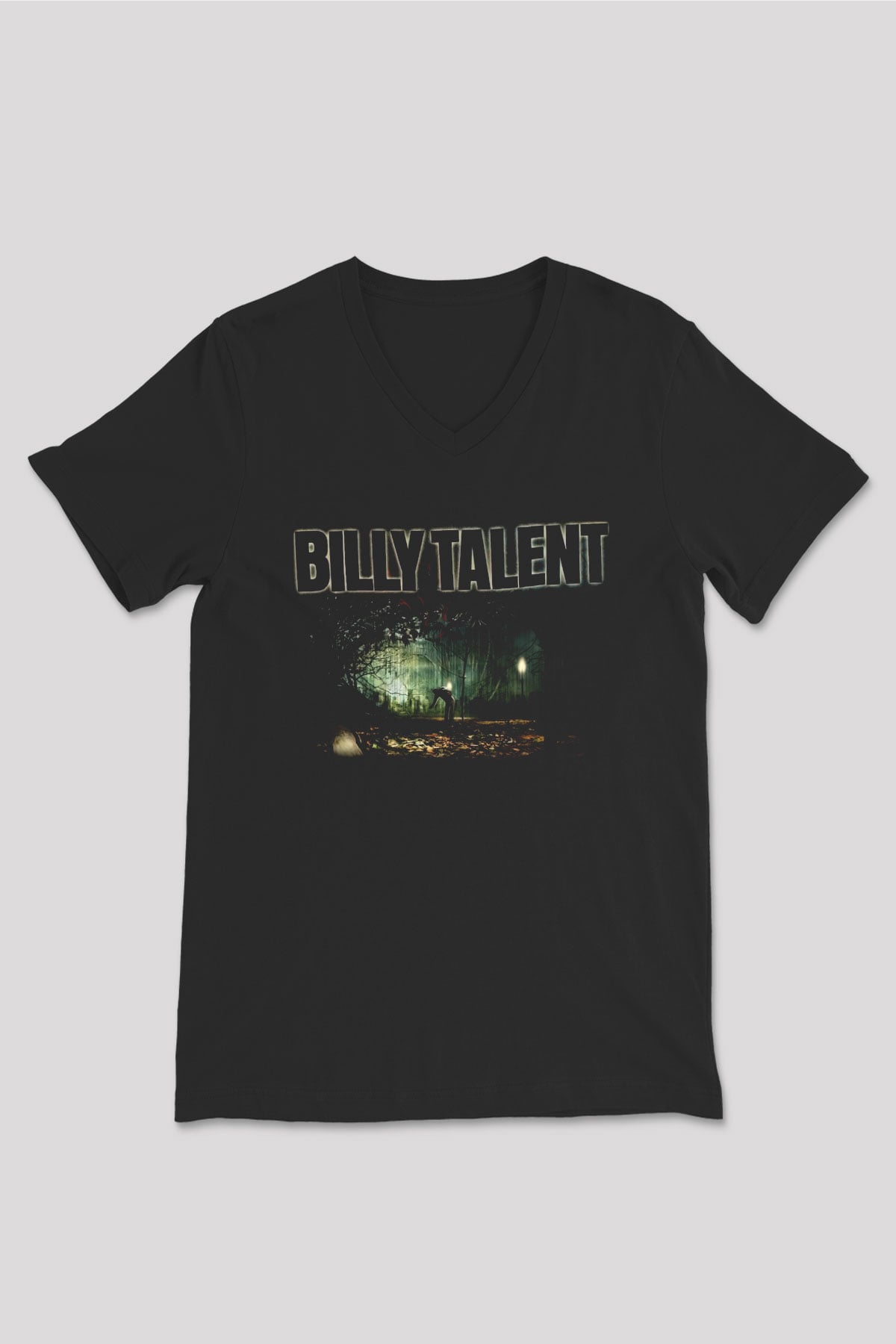 Billy Talent Siyah Unisex V Yaka Tişört