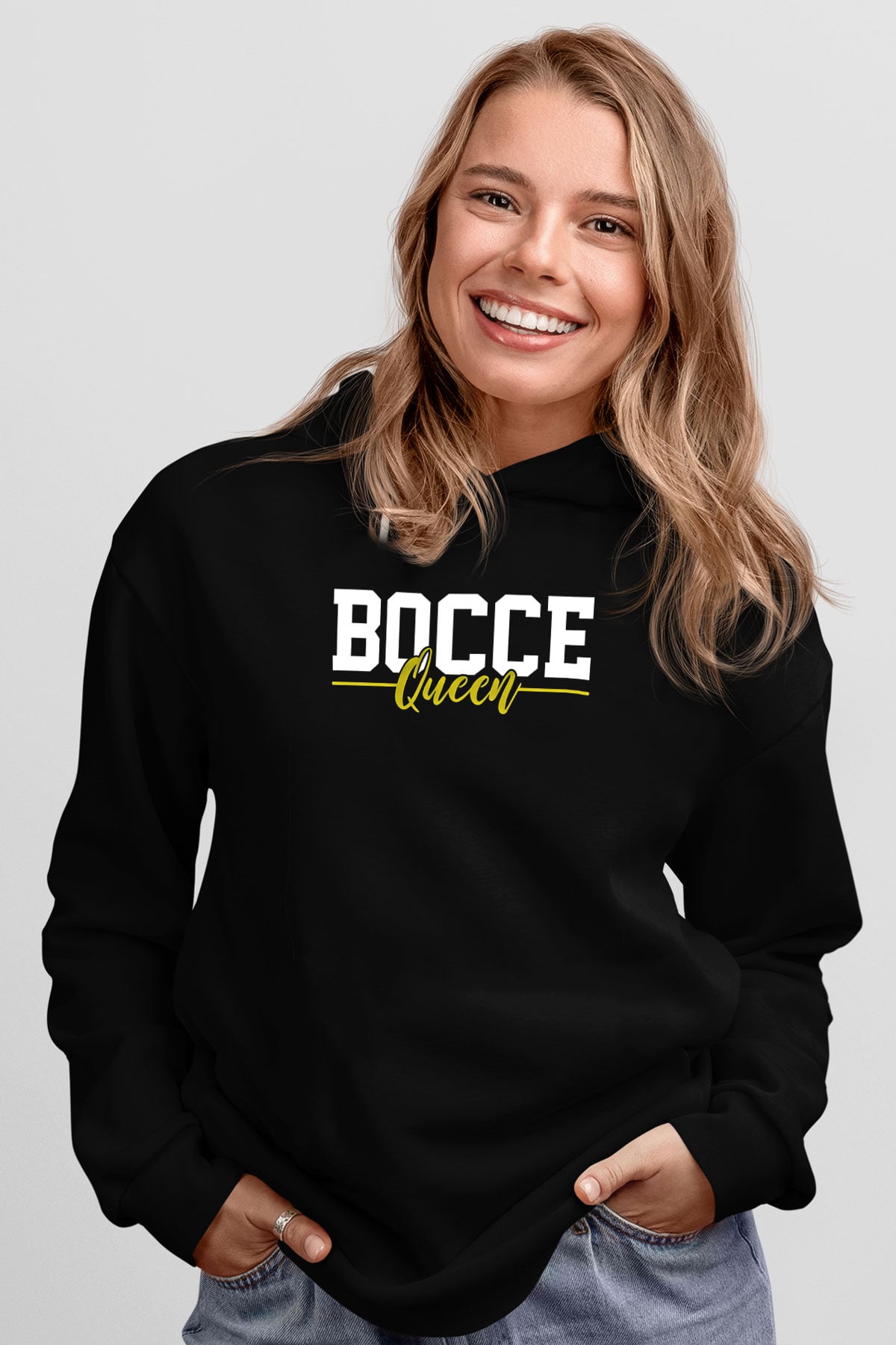 Binicilik - Riding Baskılı Unisex Siyah Hoodie