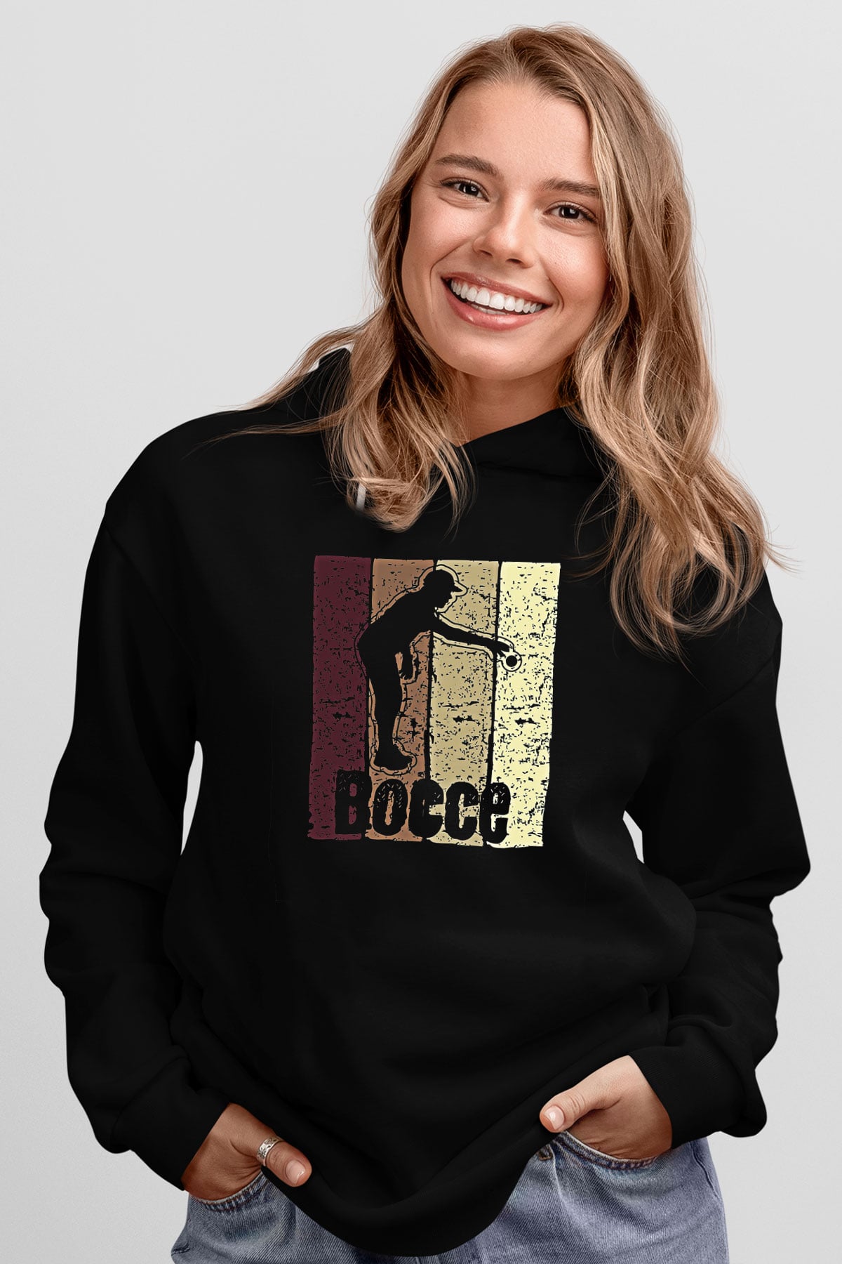 Binicilik - Riding Baskılı Unisex Siyah Hoodie