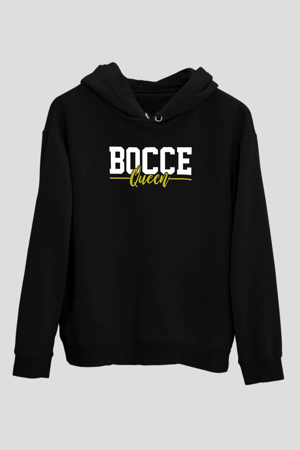 Binicilik - Riding Baskılı Unisex Siyah Hoodie