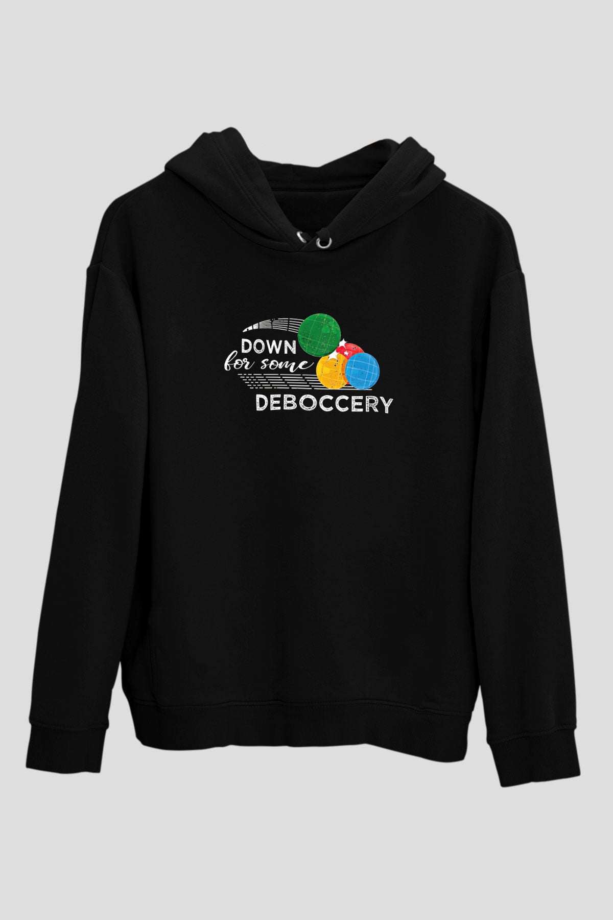 Binicilik - Riding Baskılı Unisex Siyah Hoodie