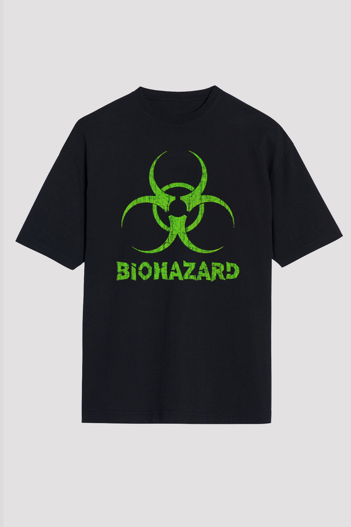 Biohazard Siyah Unisex Tişört T-Shirt - TişörtFabrikası