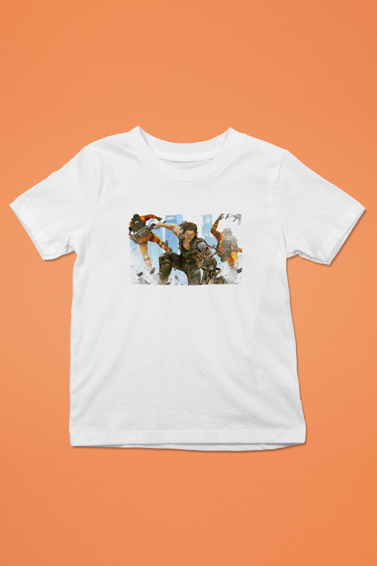 Bionic Commando Beyaz Unisex Çocuk Tişört