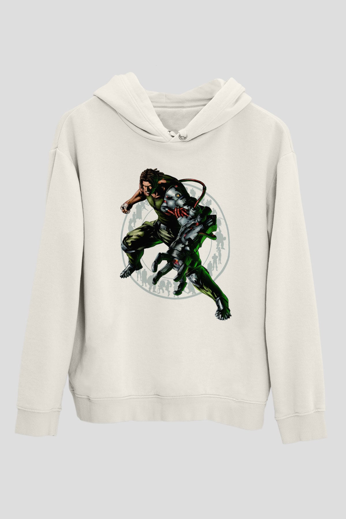 Bionic Commando Siyah Unisex Hoodie