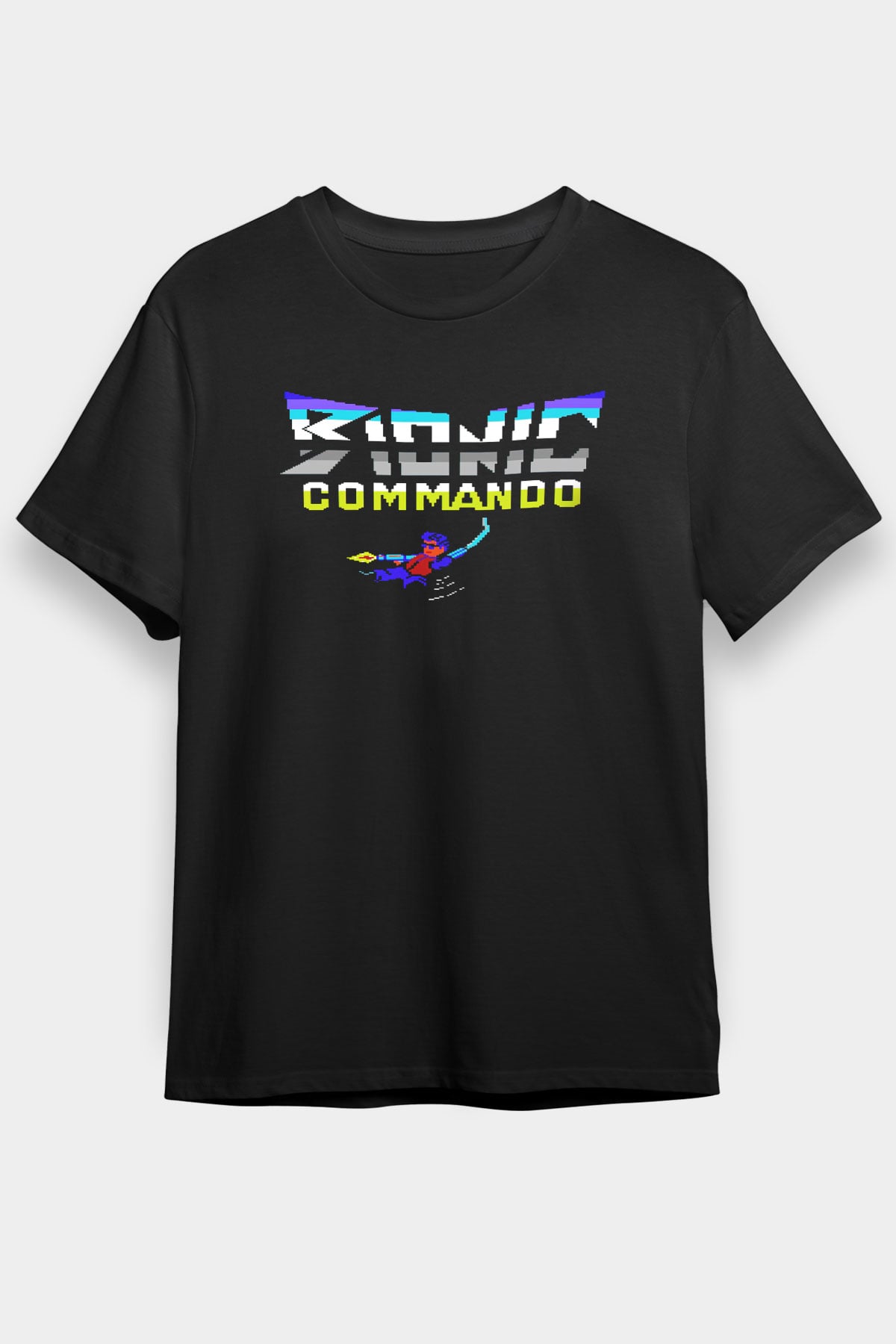 Bionic Commando Siyah Unisex Tişört