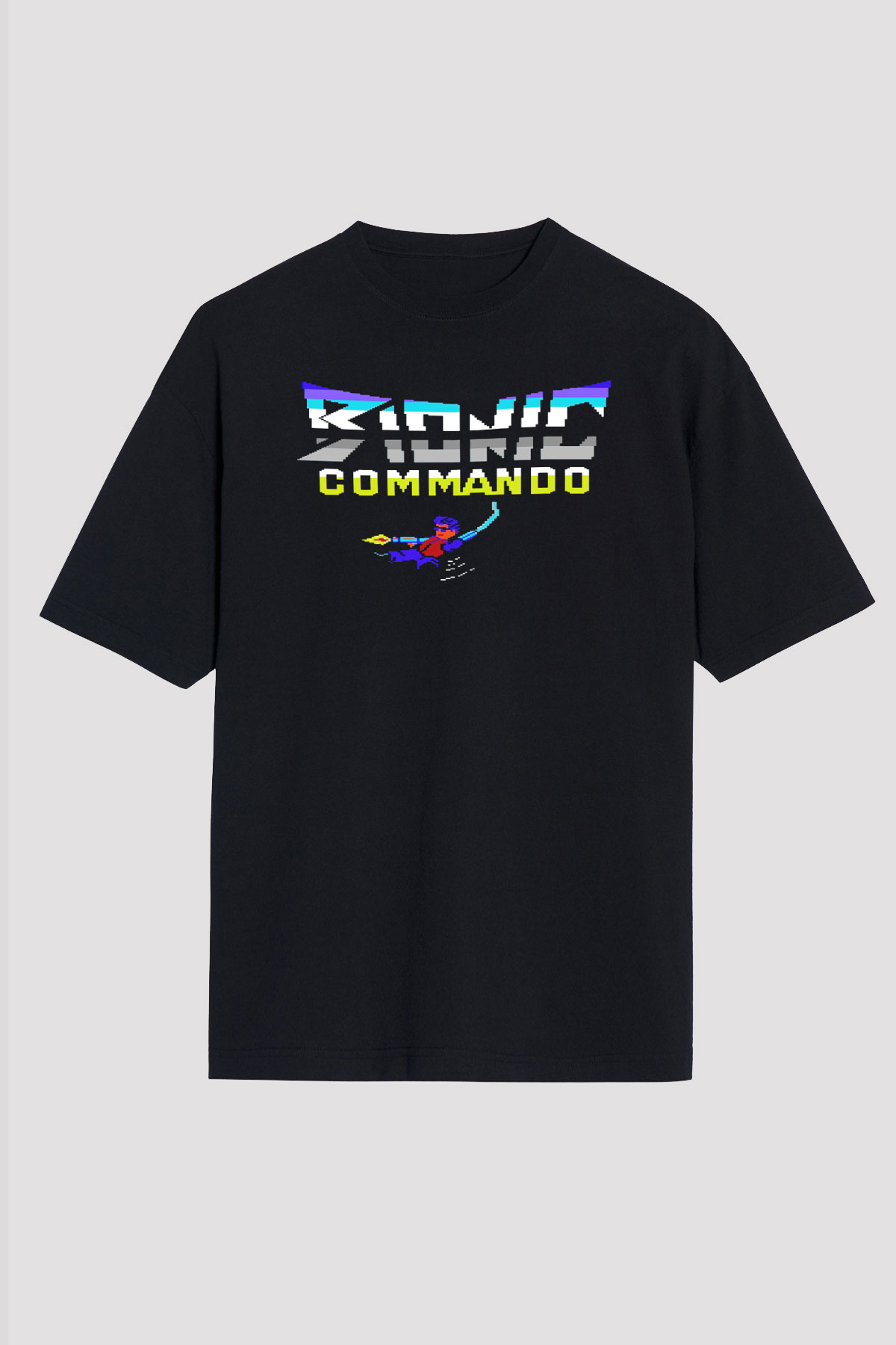Bionic Commando Siyah Unisex Tişört