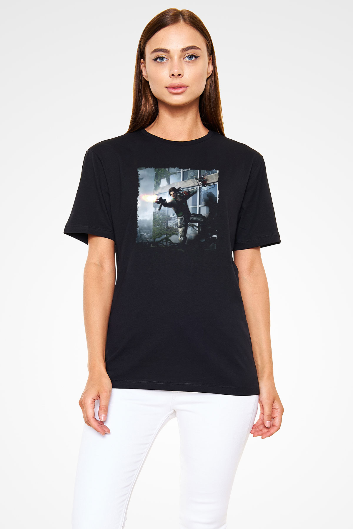 Bionic Commando Siyah Unisex Tişört T-Shirt