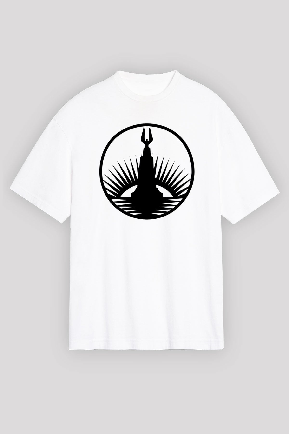 BioShock Beyaz Unisex Oversize Tişört T-Shirt