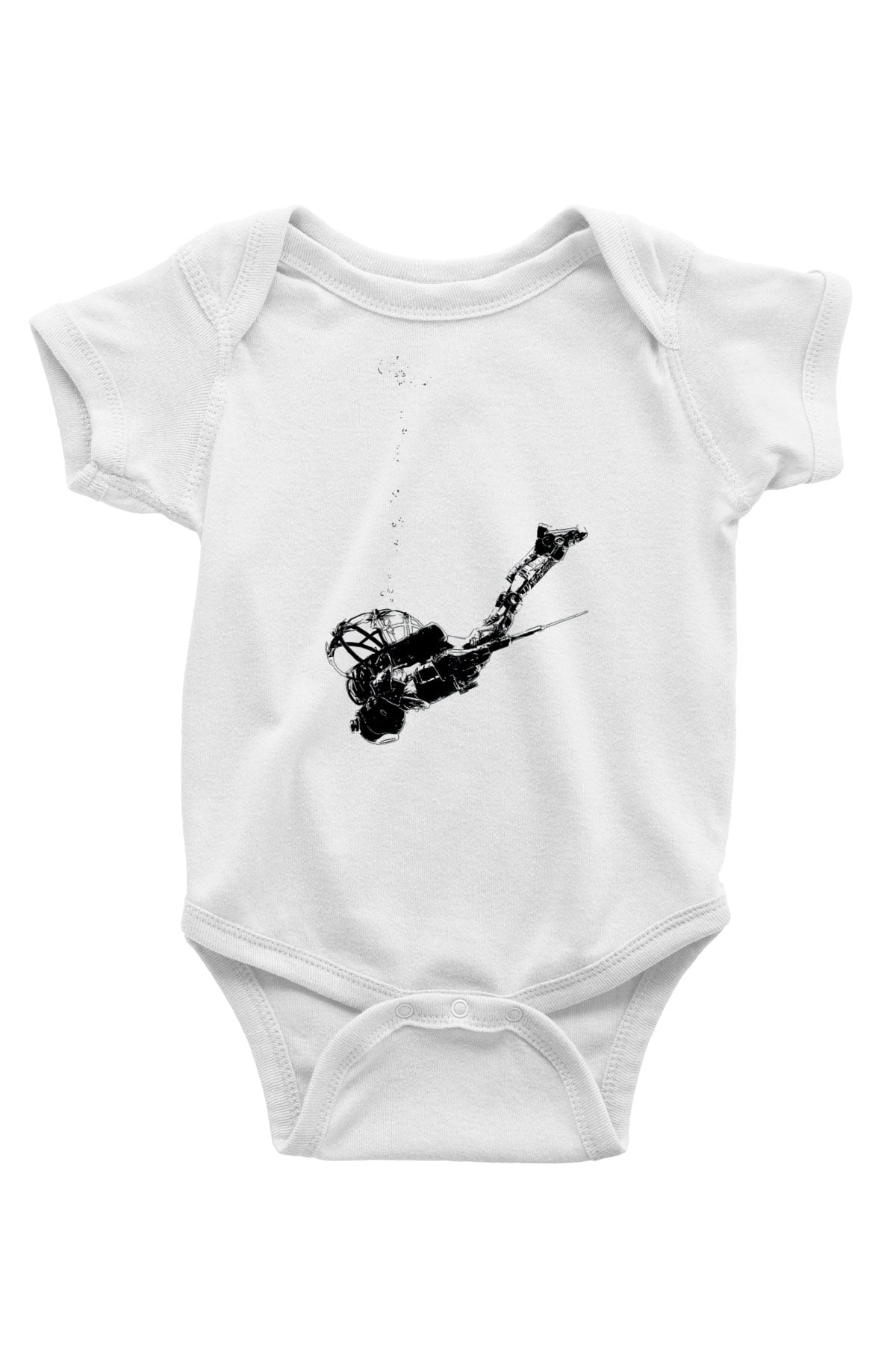 Bioshock James Baskılı Beyaz Unisex Bebek Body - Zıbın