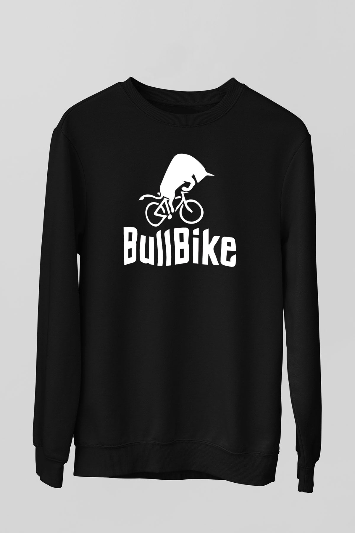 Bisiklet Siyah Unisex Sweatshirt