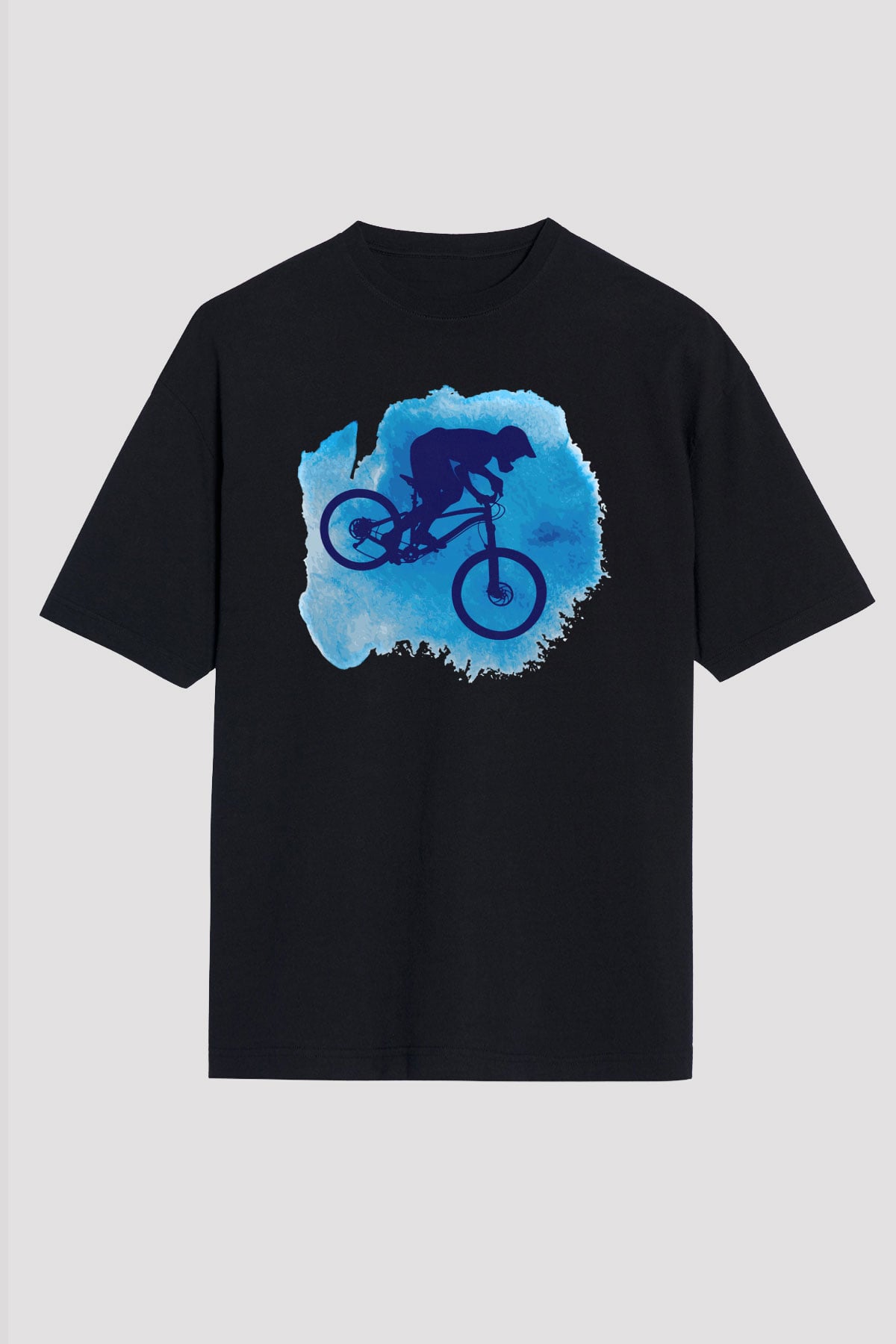 Bisiklet Siyah Unisex Tişört T-Shirt - TişörtFabrikası