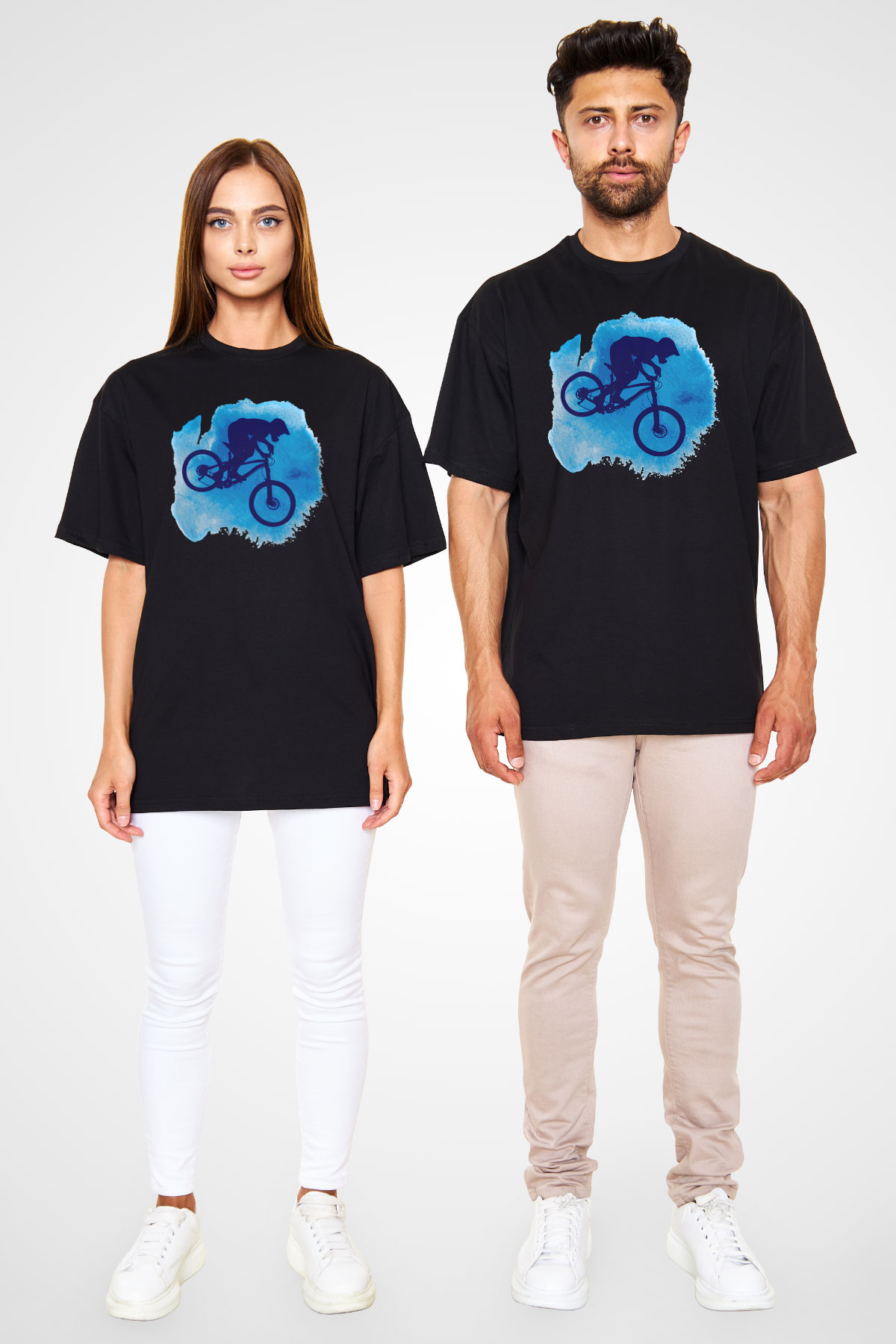 Bisiklet Siyah Unisex Tişört T-Shirt - TişörtFabrikası