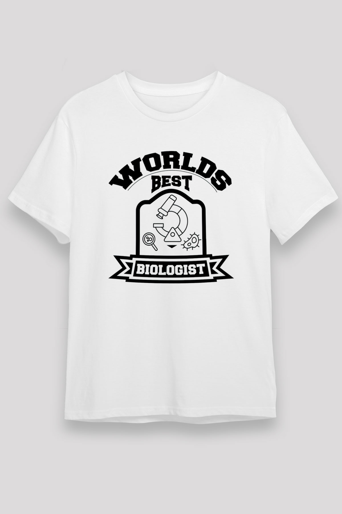 Biyolog Beyaz Unisex Tişört T-Shirt - TişörtFabrikası
