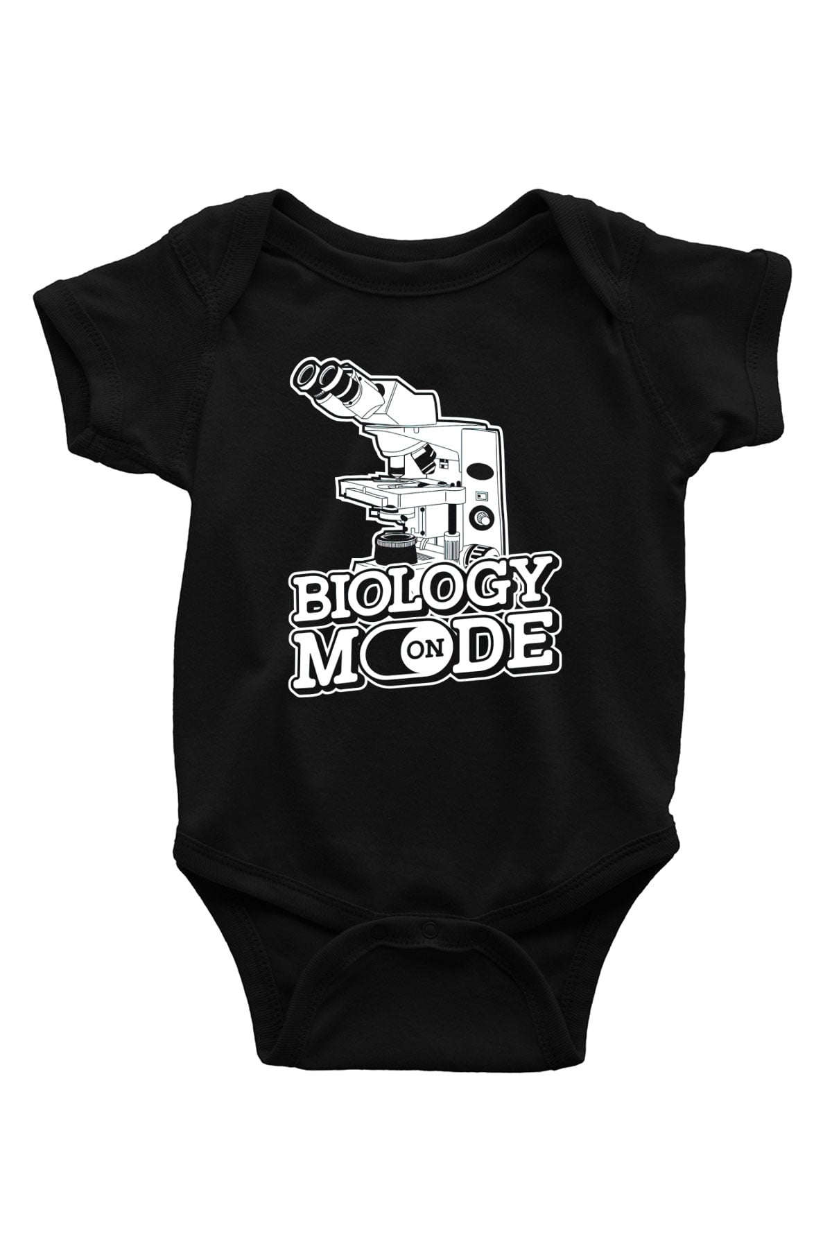 Biyolog Siyah Bebek Body - Zıbın