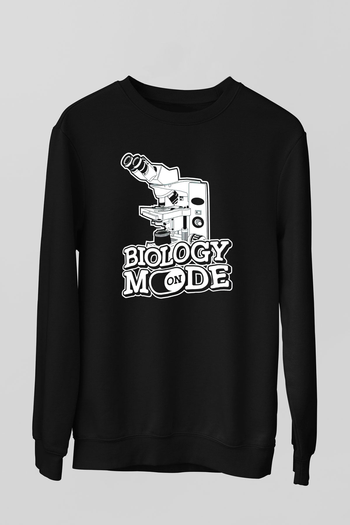 Biyolog Siyah Unisex Sweatshirt