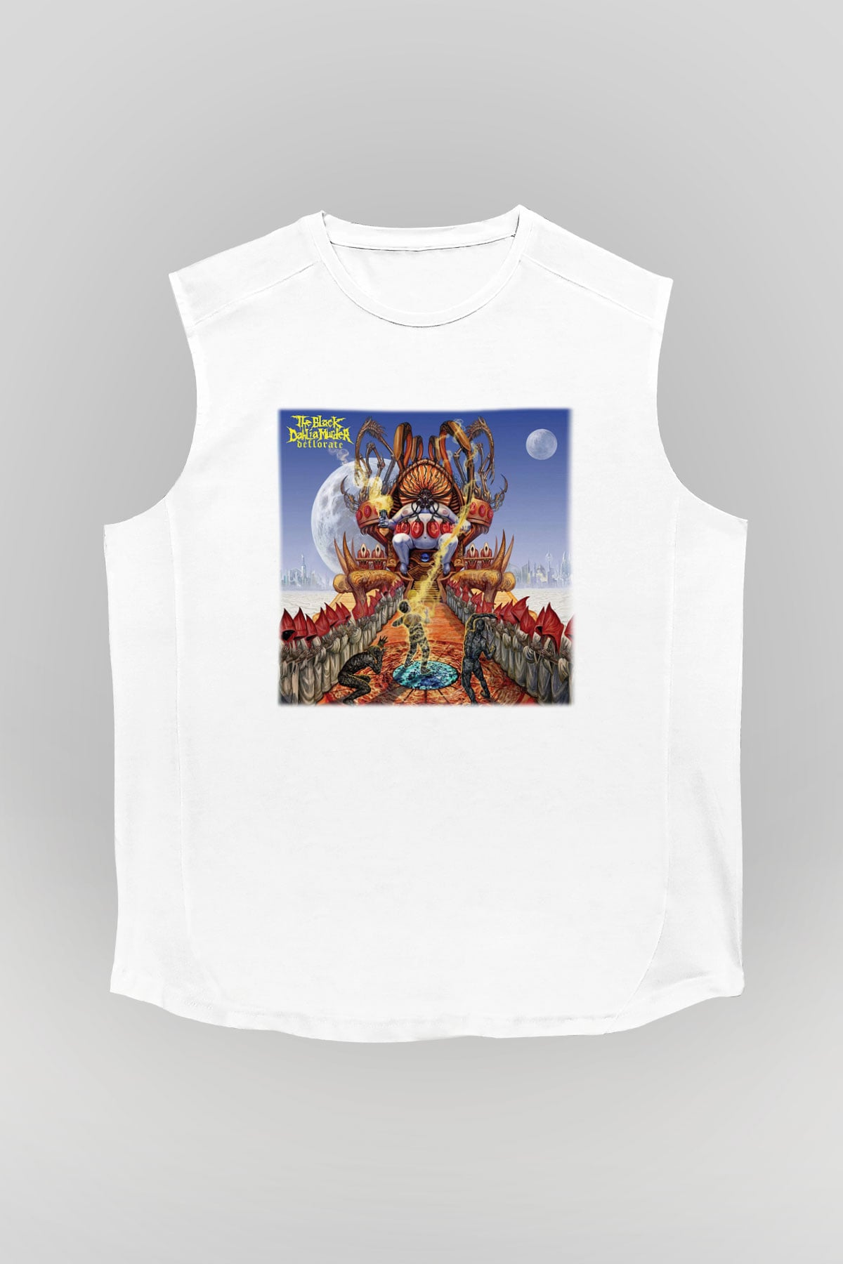 Black Dahlia Murder Beyaz Unisex Kolsuz Tişört