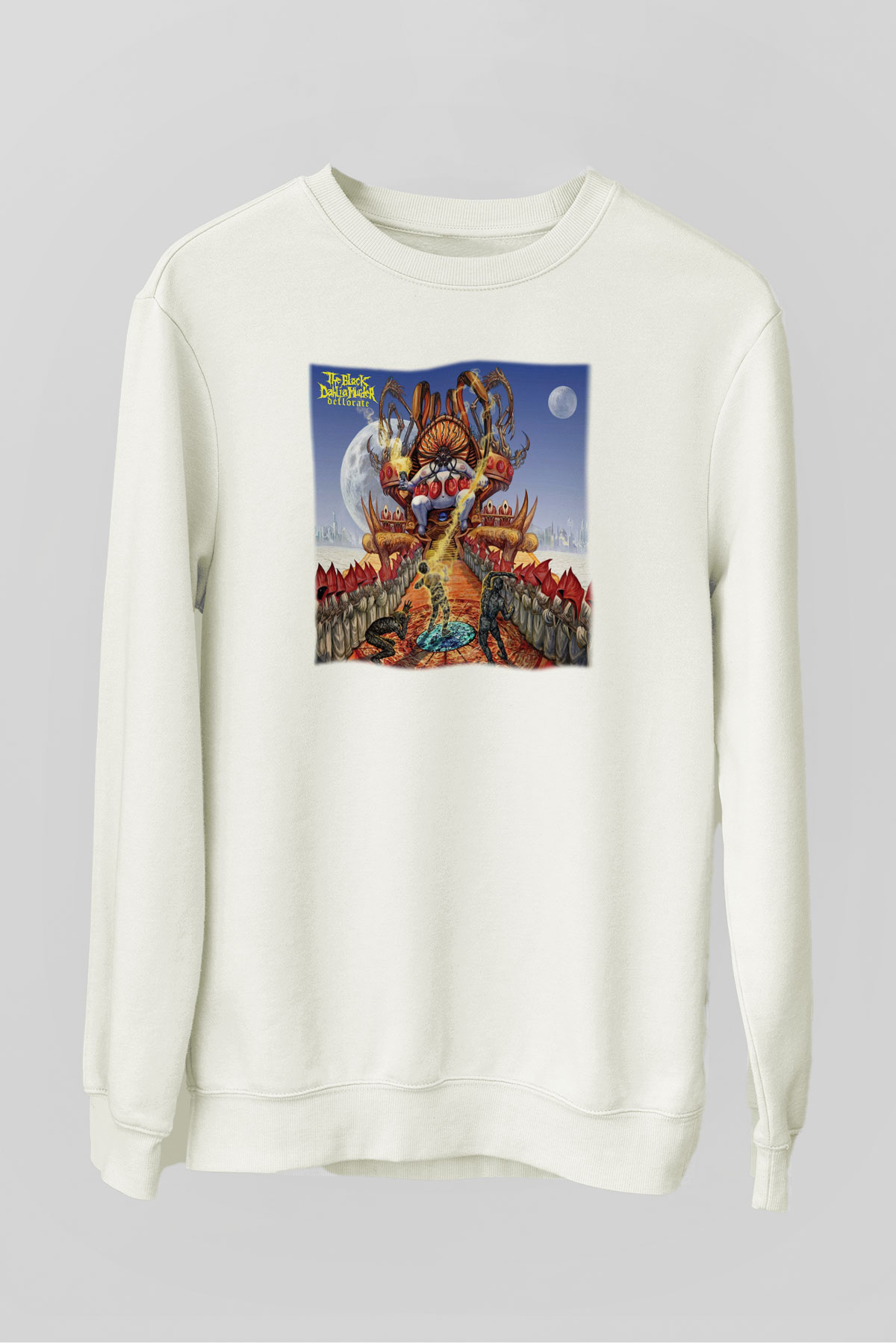 Black Dahlia Murder Beyaz Unisex Sweatshirt