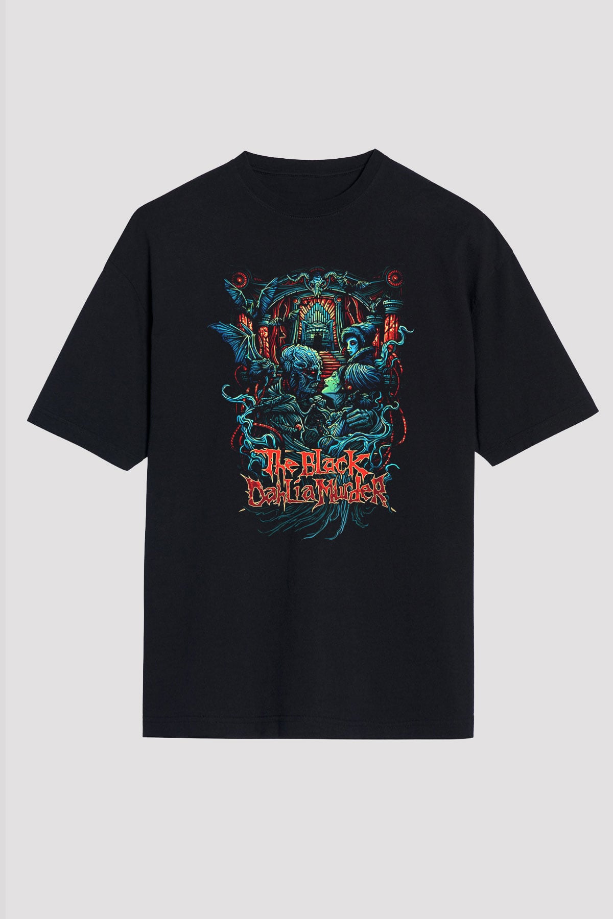Black Dahlia Murder Siyah Unisex Oversize Tişört T-Shirt