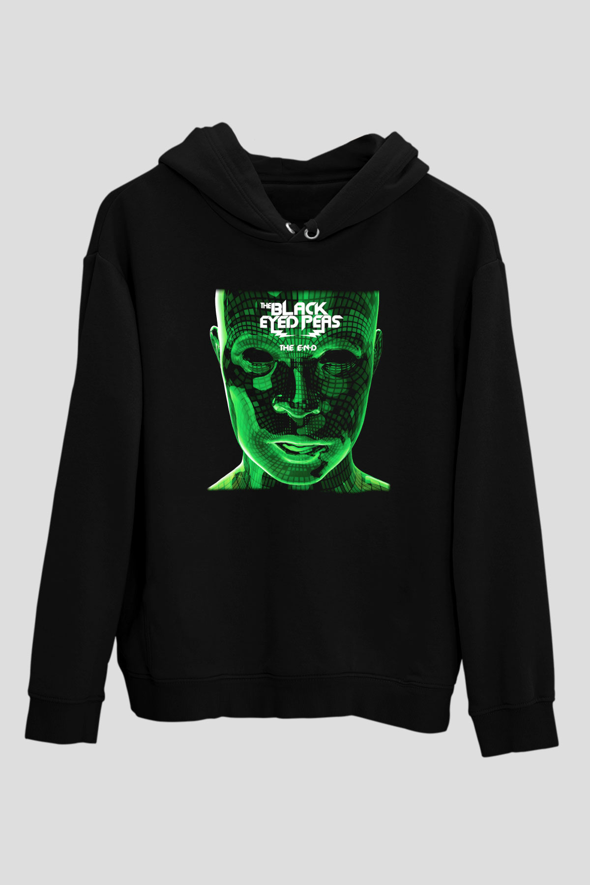 Black Eyed Peas Siyah Unisex Hoodie