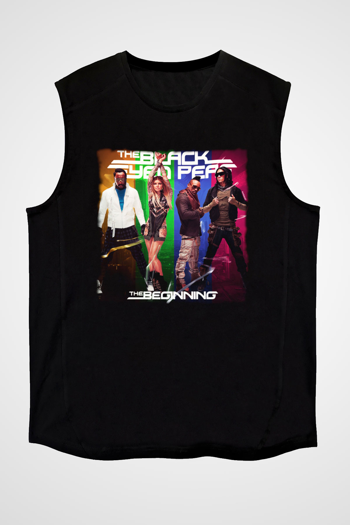 Black Eyed Peas Siyah Unisex Kolsuz Tişört