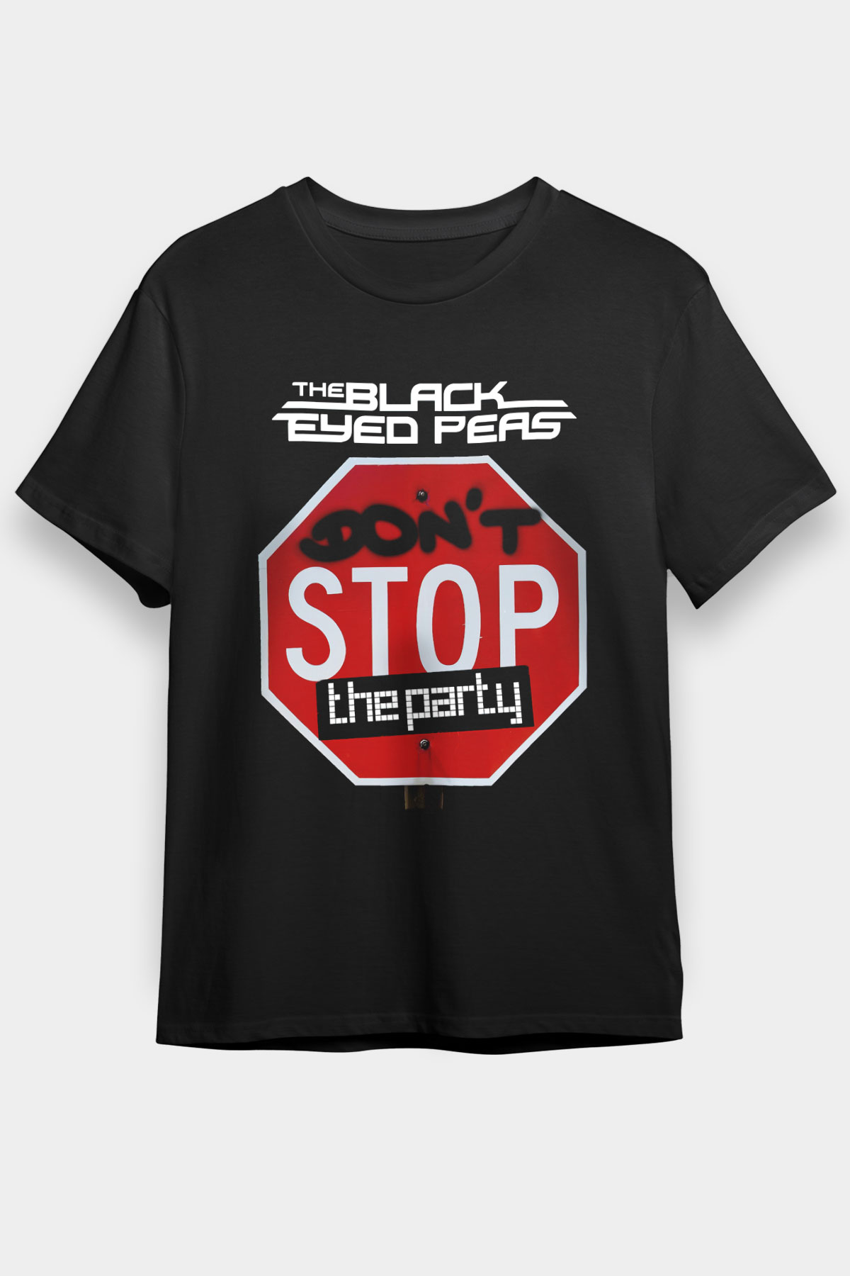 Black Eyed Peas Siyah Unisex Tişört T-Shirt - TişörtFabrikası
